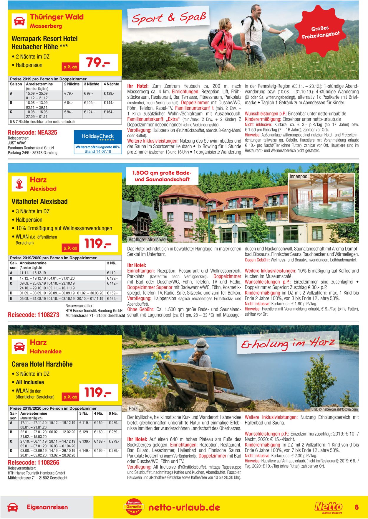 Netto Marken-Discount Prospekt - Aktuell vom 01.08-31.08.2019 (Seite 8)