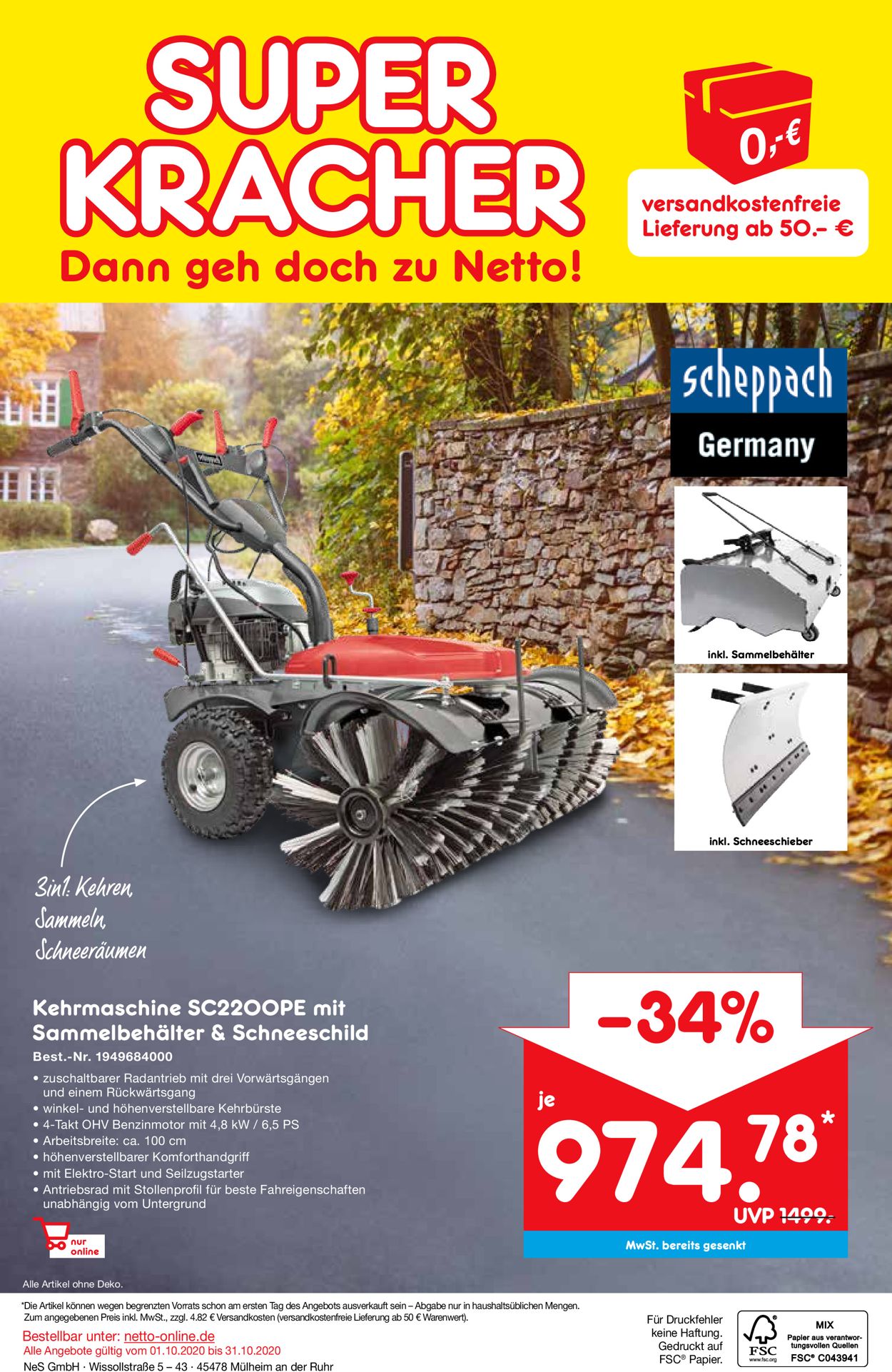 Netto Marken-Discount Prospekt - Aktuell vom 01.10-31.10.2020 (Seite 19)