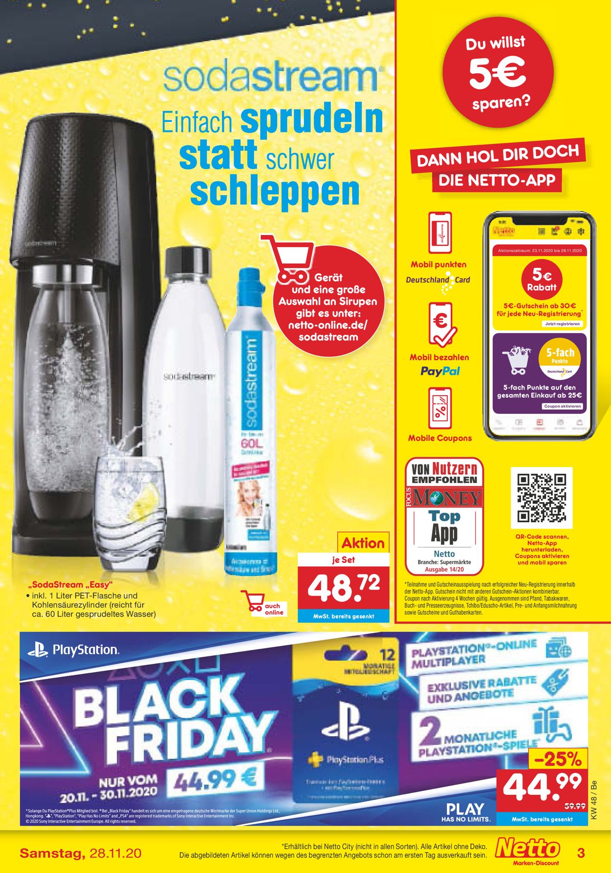 Netto Marken-Discount Black Friday 2020 Prospekt - Aktuell vom 23.11-28.11.2020 (Seite 35)
