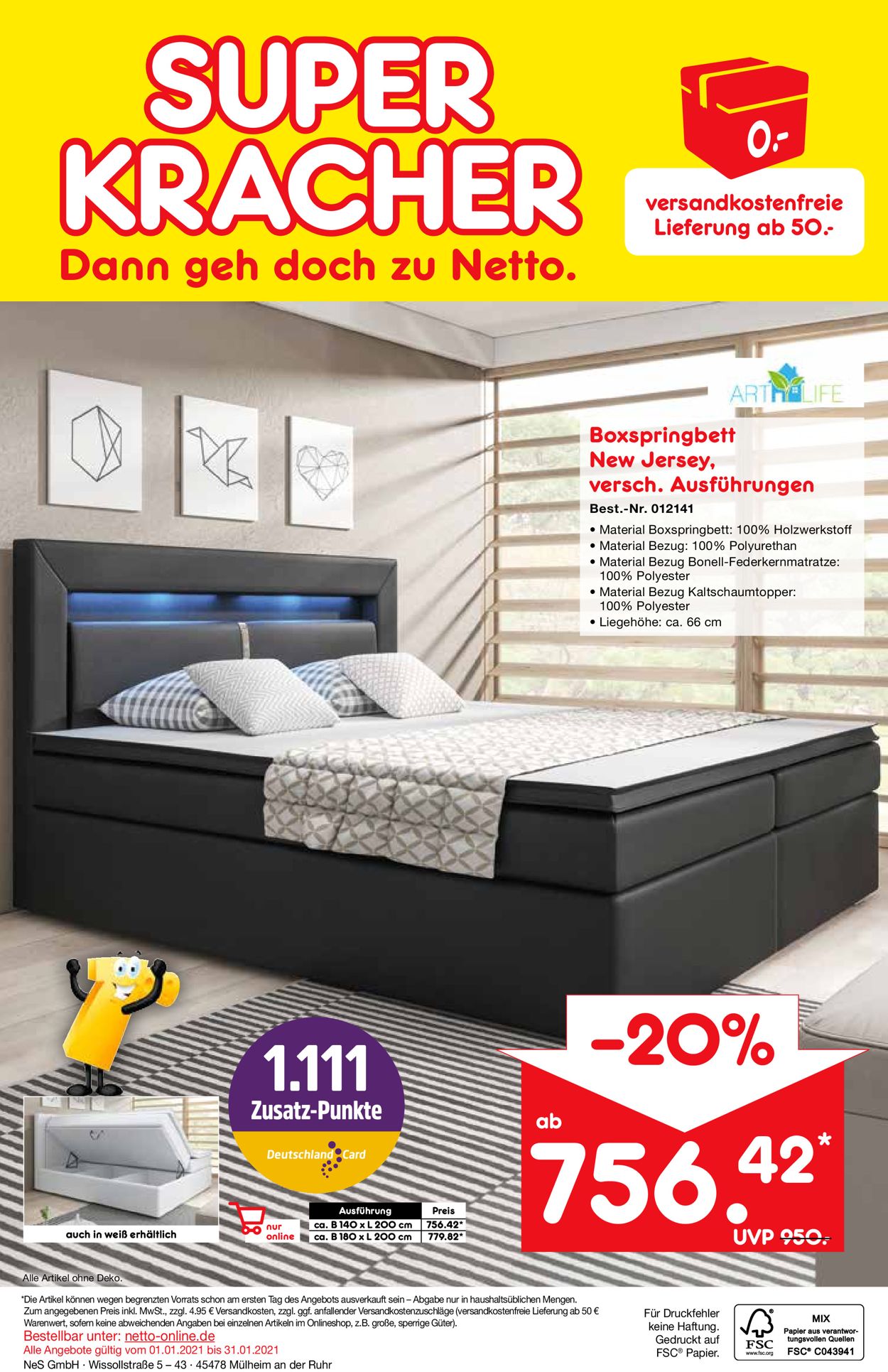Netto Marken-Discount Prospekt - Aktuell vom 01.01-31.01.2021 (Seite 23)