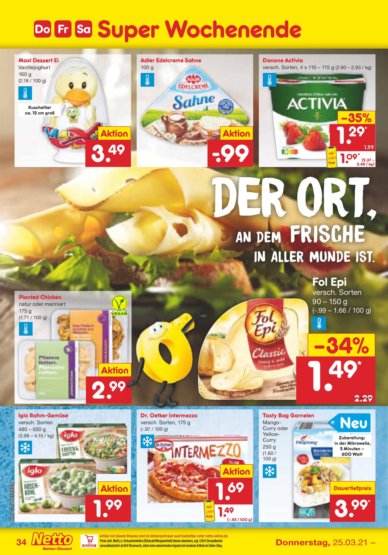 Netto Marken-Discount Ostern 2021 Prospekt - Aktuell vom 22.03-27.03.2021 (Seite 34)