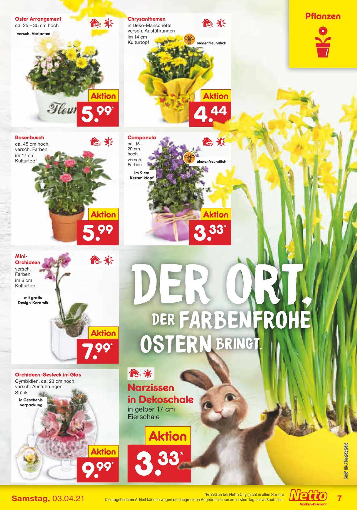 Netto Marken-Discount Ostern 2021 Prospekt - Aktuell vom 29.03-03.04.2021 (Seite 7)