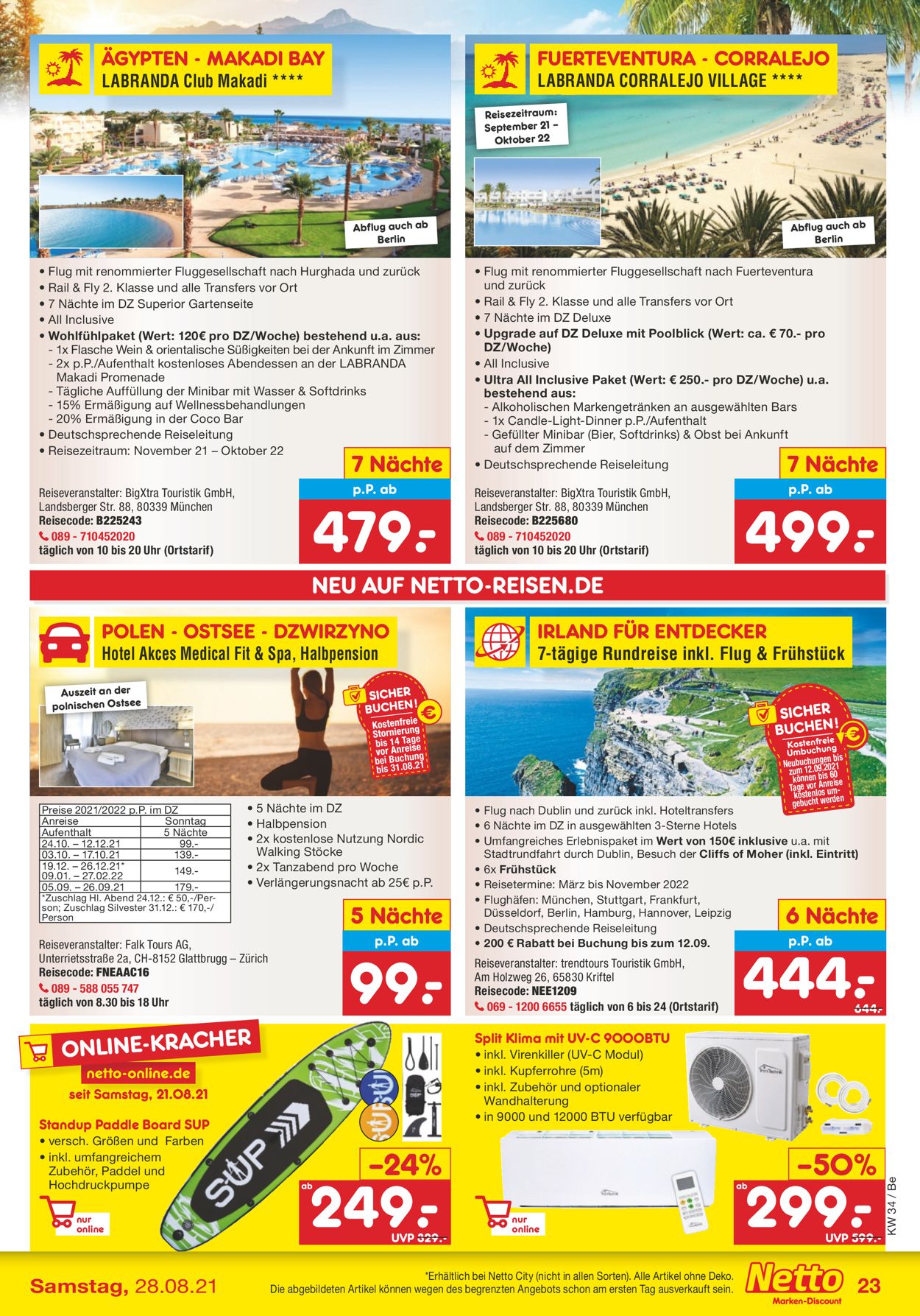 Netto Marken-Discount Prospekt - Aktuell vom 23.08-28.08.2021 (Seite 23)