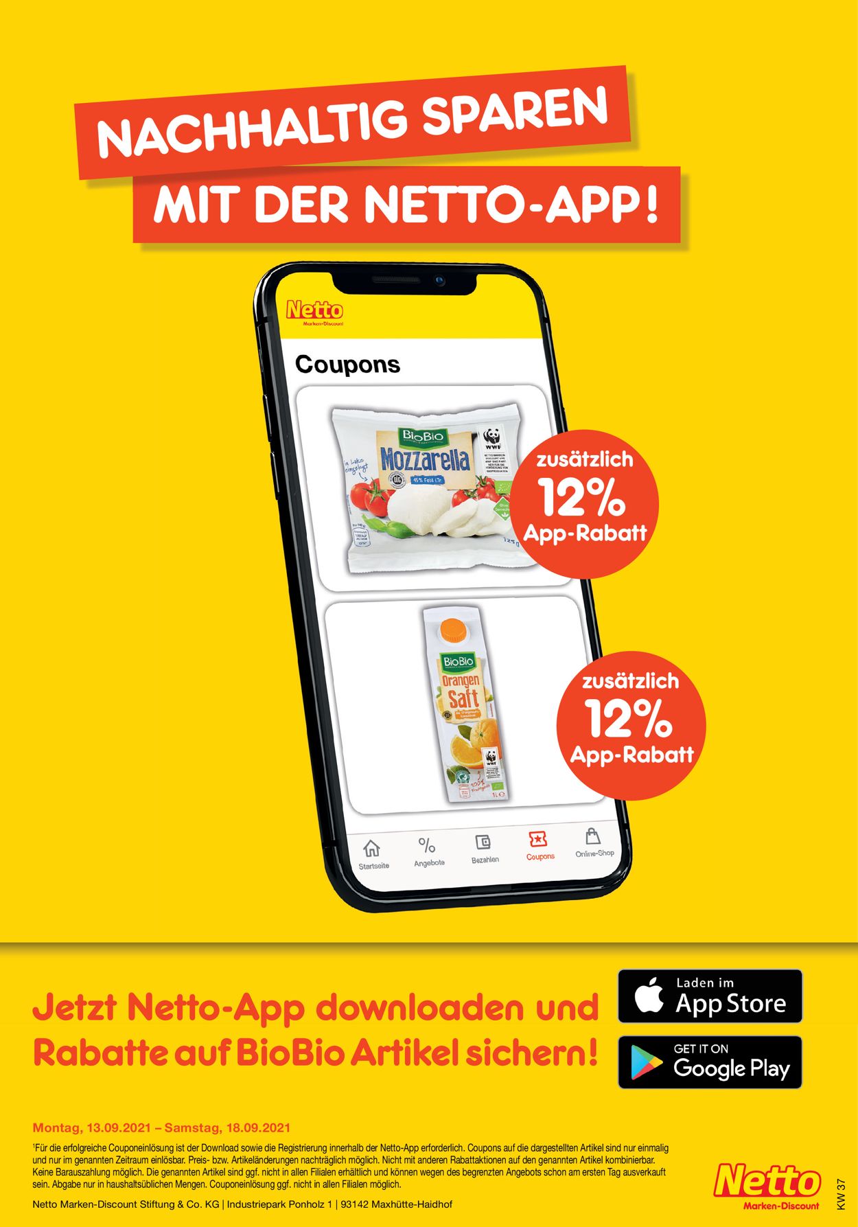 Netto Marken-Discount Prospekt - Aktuell vom 13.09-18.09.2021 (Seite 45)