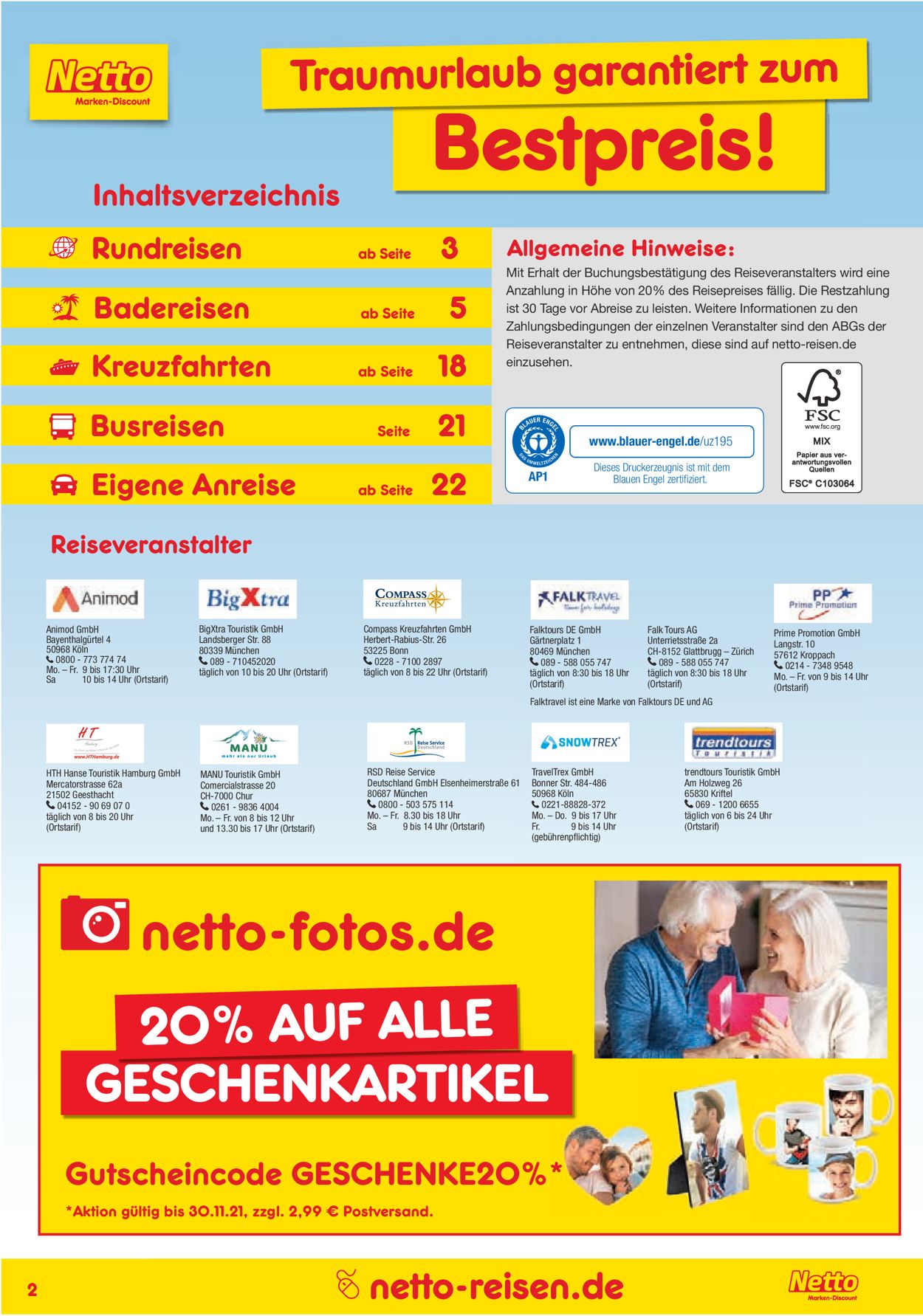 Netto Marken-Discount Prospekt - Aktuell vom 28.10-30.11.2021 (Seite 2)