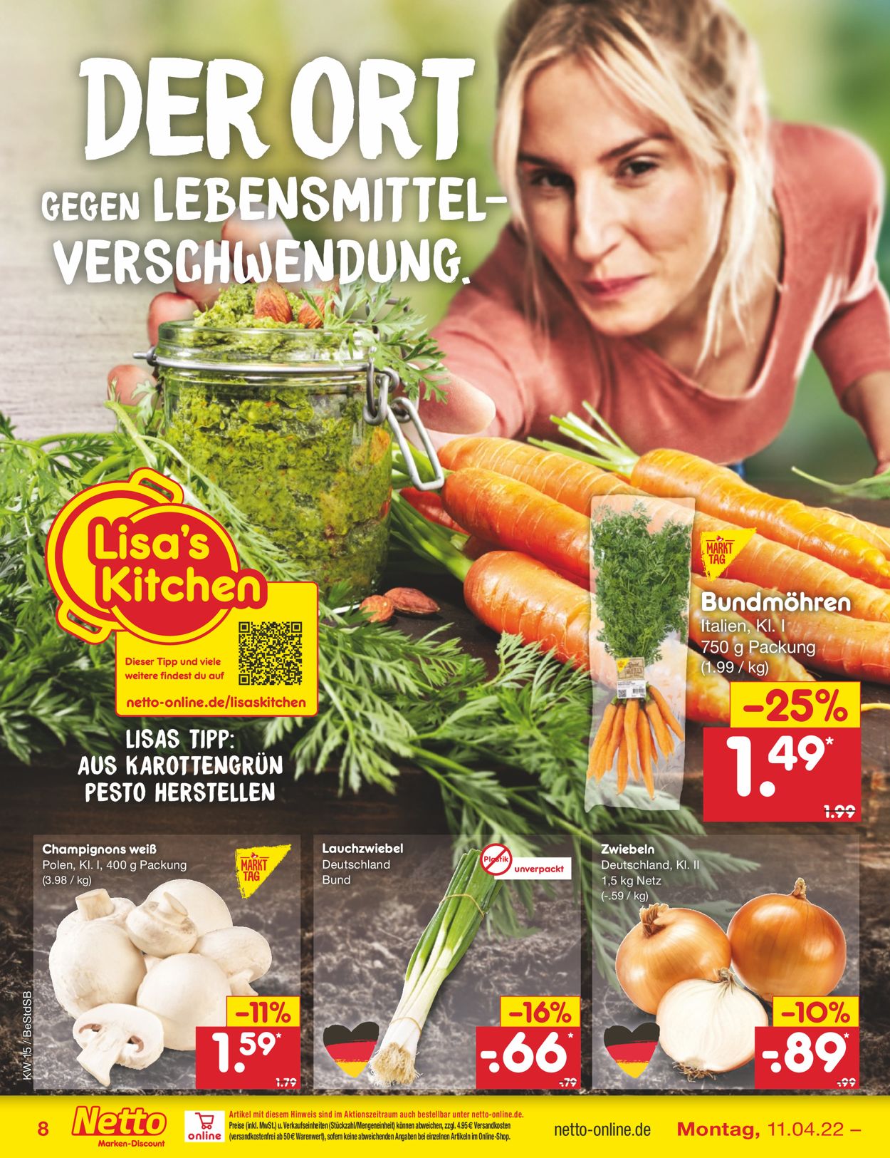 Netto Marken-Discount Ostern 2022 Prospekt - Aktuell vom 11.04-16.04.2022 (Seite 8)