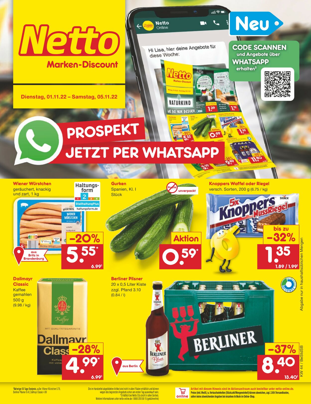Netto Marken-Discount Prospekt - Aktuell vom 31.10-05.11.2022