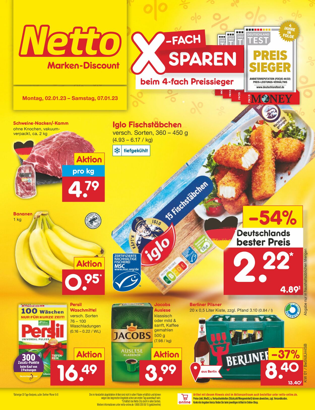 Netto Marken-Discount Prospekt - Aktuell vom 02.01-07.01.2023