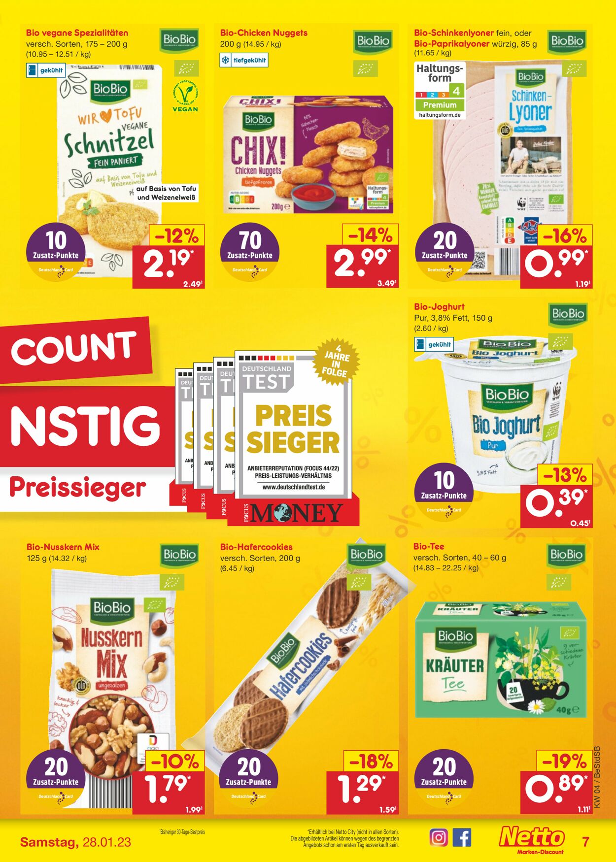 Netto Marken-Discount Prospekt - Aktuell vom 23.01-28.01.2023 (Seite 7)