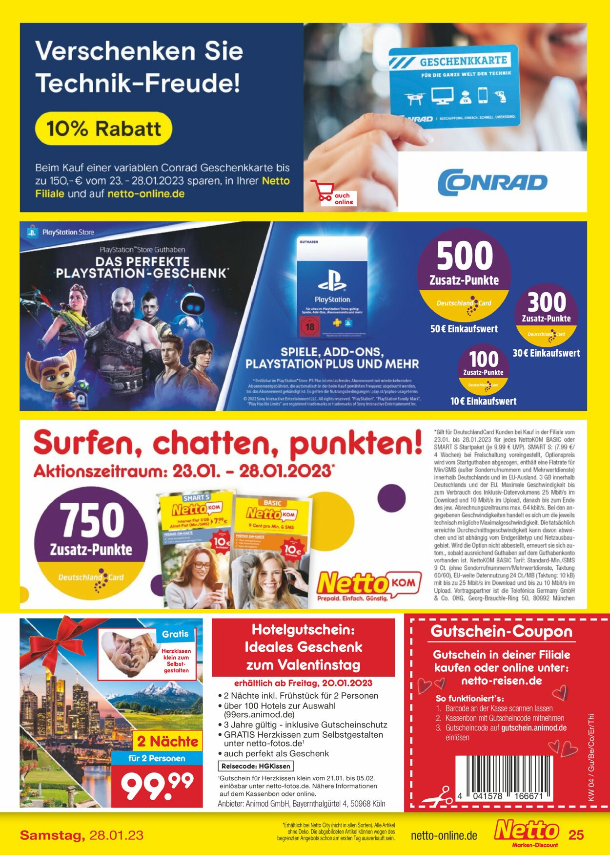 Netto Marken-Discount Prospekt - Aktuell vom 23.01-28.01.2023 (Seite 25)