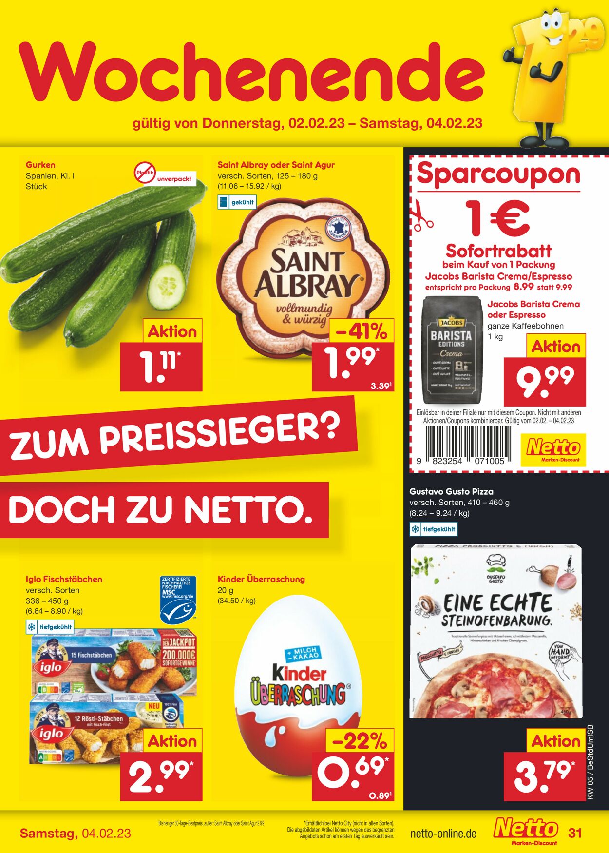 Netto Marken-Discount Prospekt - Aktuell vom 30.01-04.02.2023 (Seite 31)