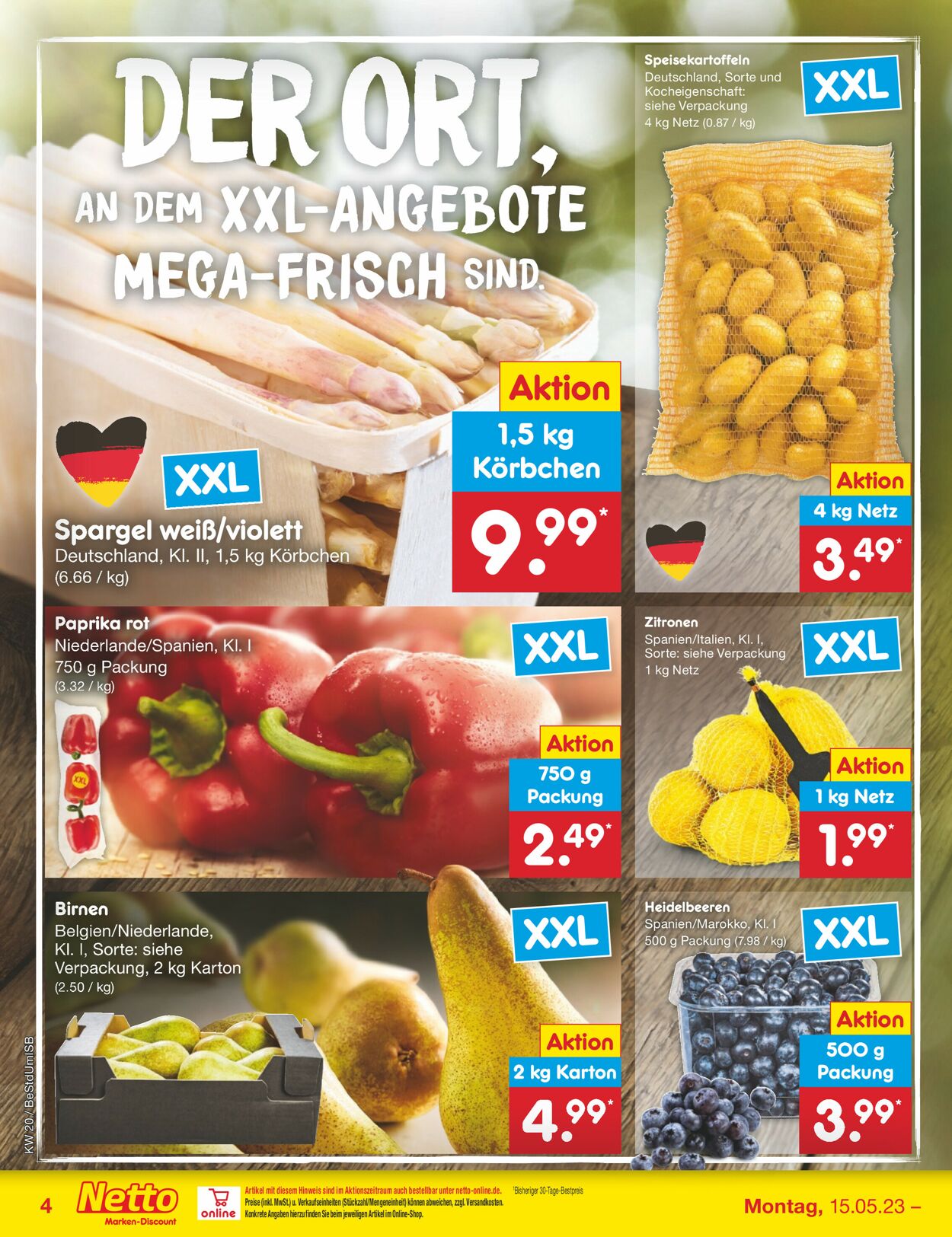 Netto Marken-Discount Prospekt - Aktuell vom 15.05-20.05.2023 (Seite 4)