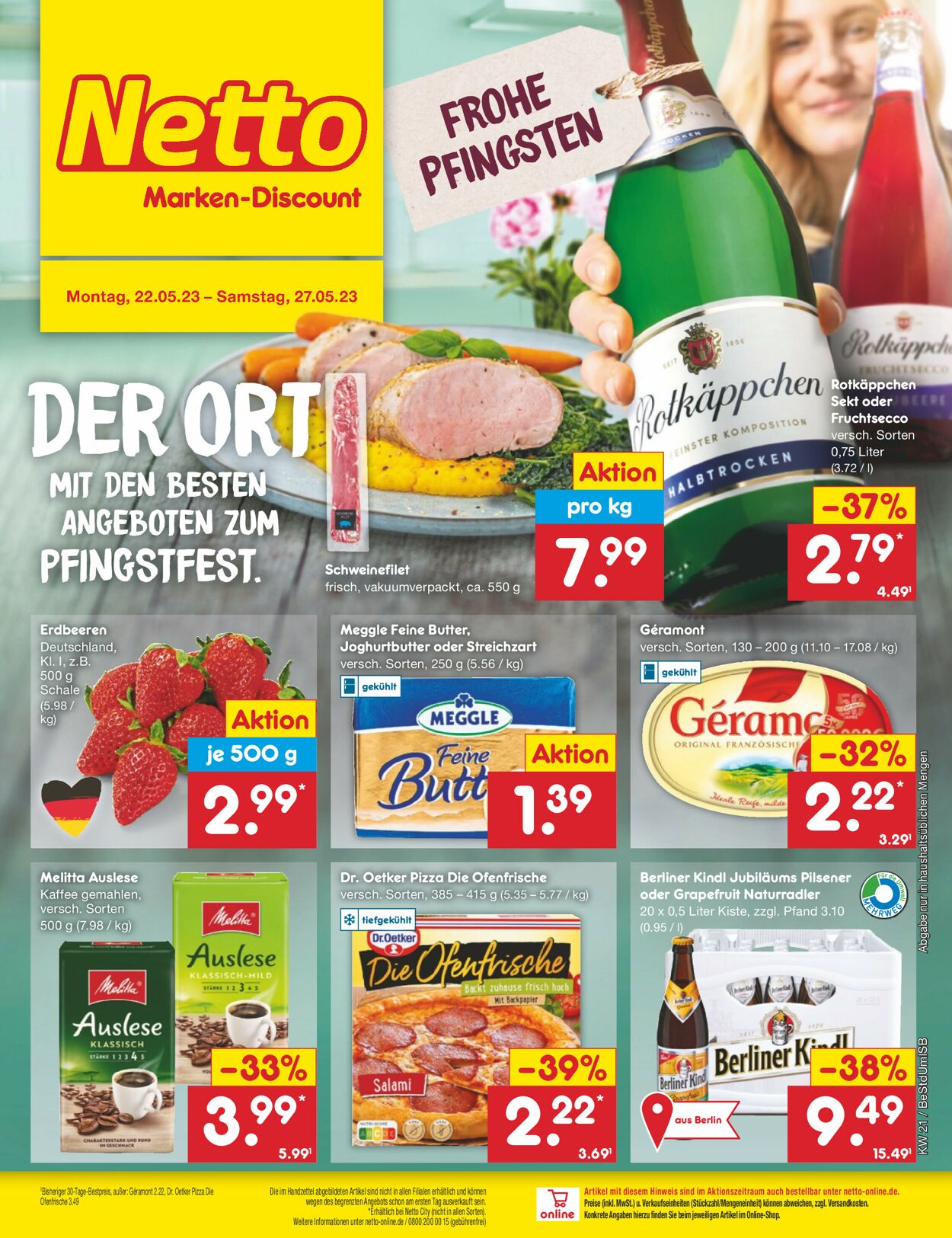 Netto Marken-Discount Prospekt - Aktuell vom 22.05-27.05.2023