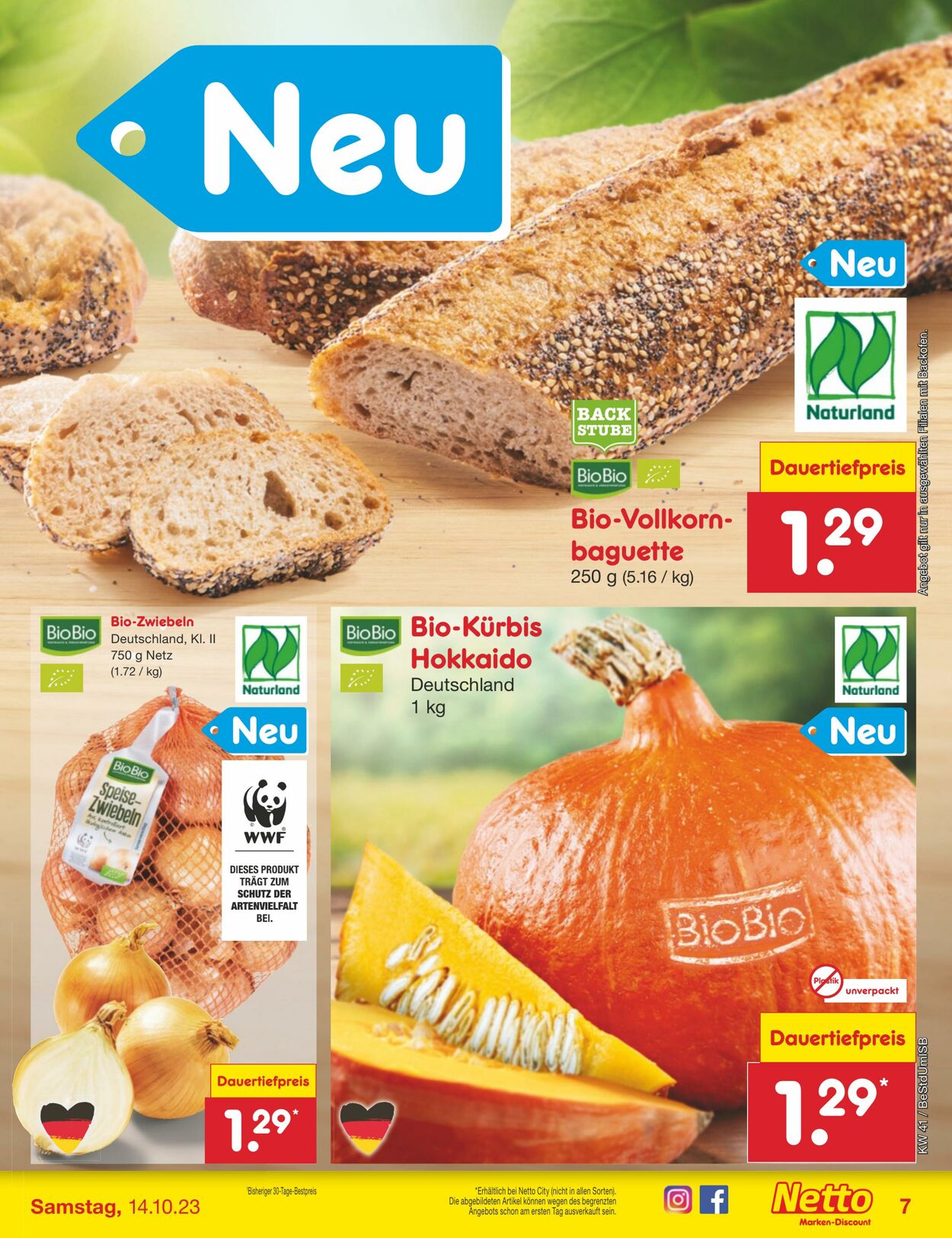 Netto Marken-Discount Prospekt - Aktuell vom 02.10-07.10.2023 (Seite 7)