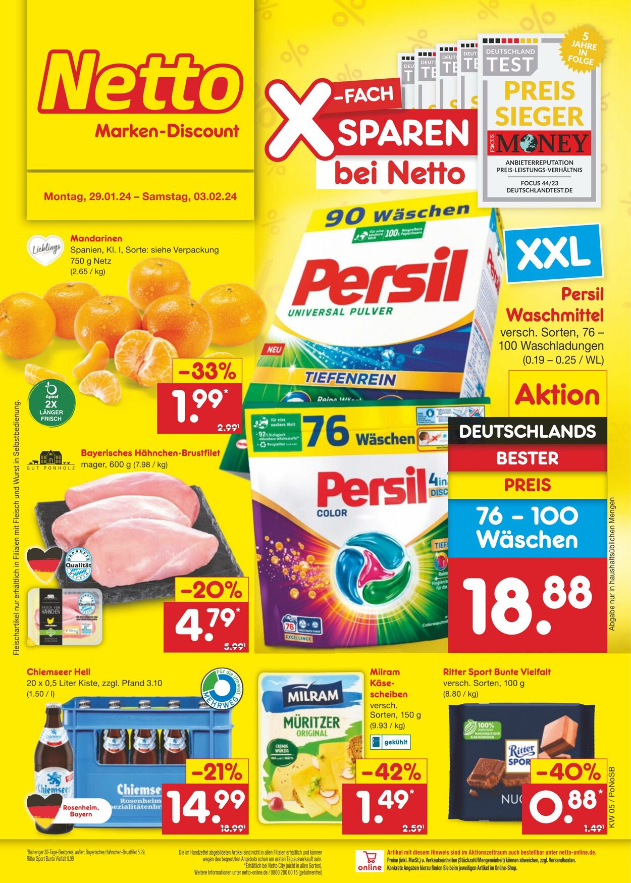 Netto Marken-Discount Prospekt - Aktuell vom 29.01-03.02.2024