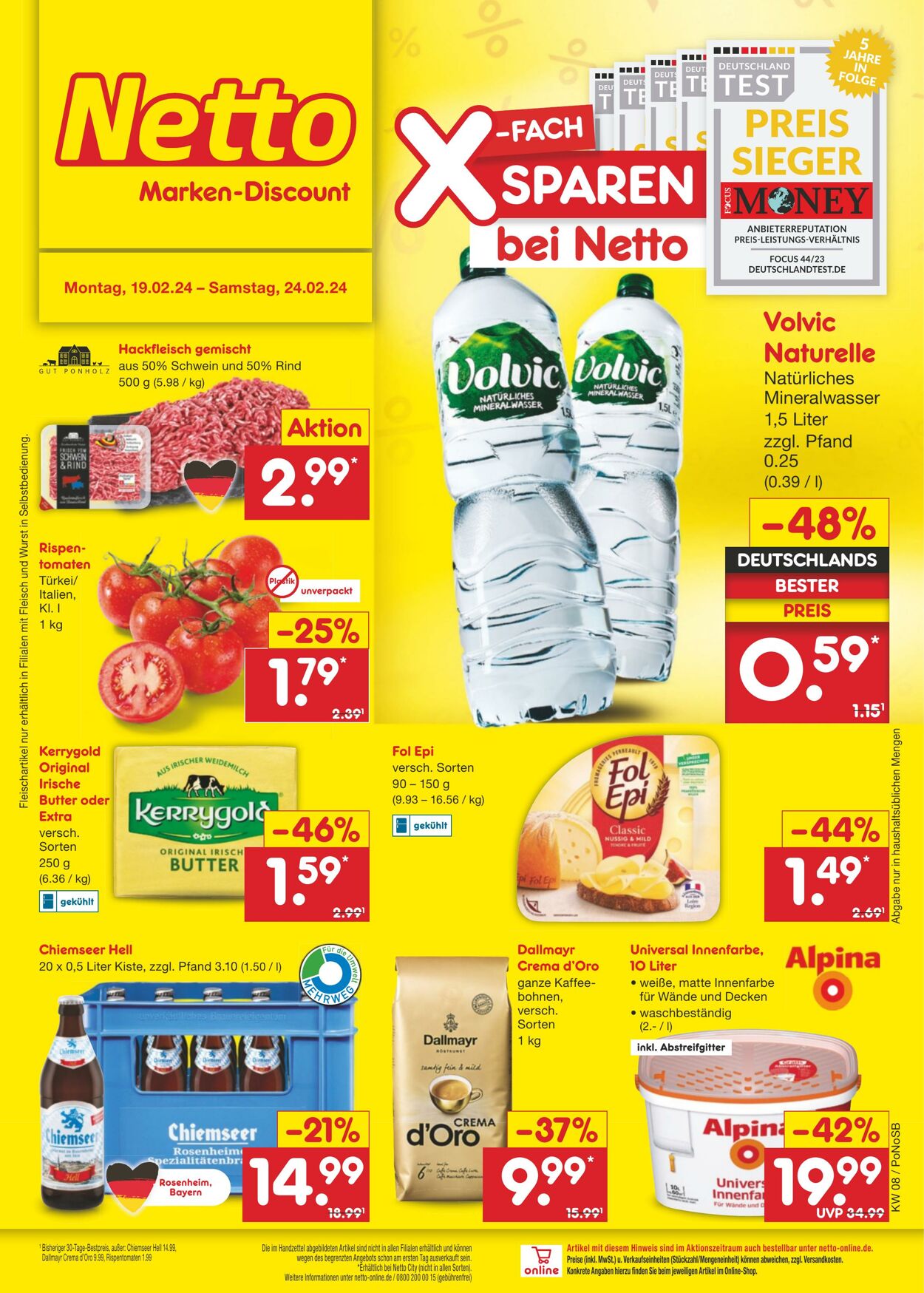 Netto Marken-Discount Prospekt - Aktuell vom 20.02-24.02.2024