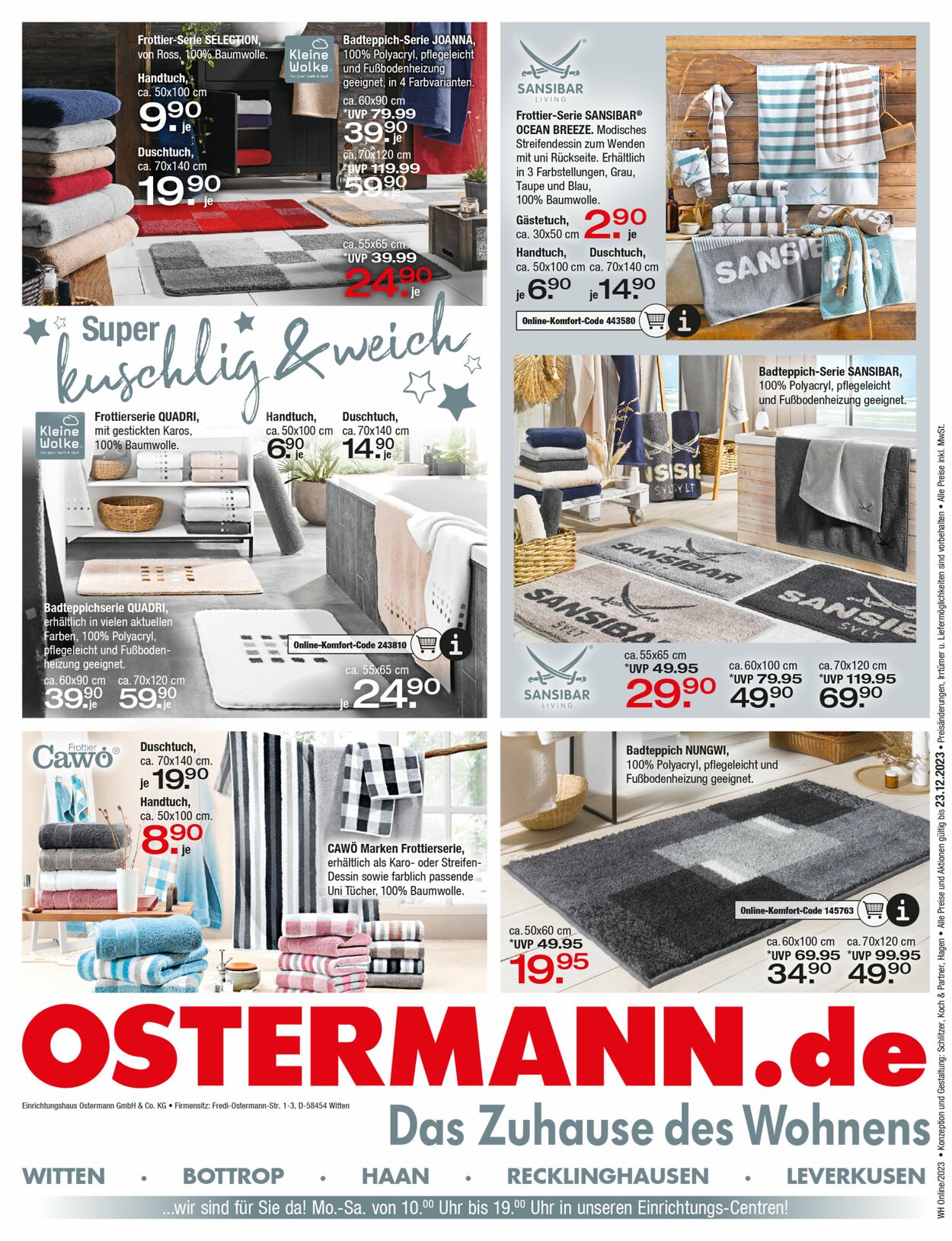 Ostermann Prospekt - Aktuell vom 07.10-31.12.2023 (Seite 16)