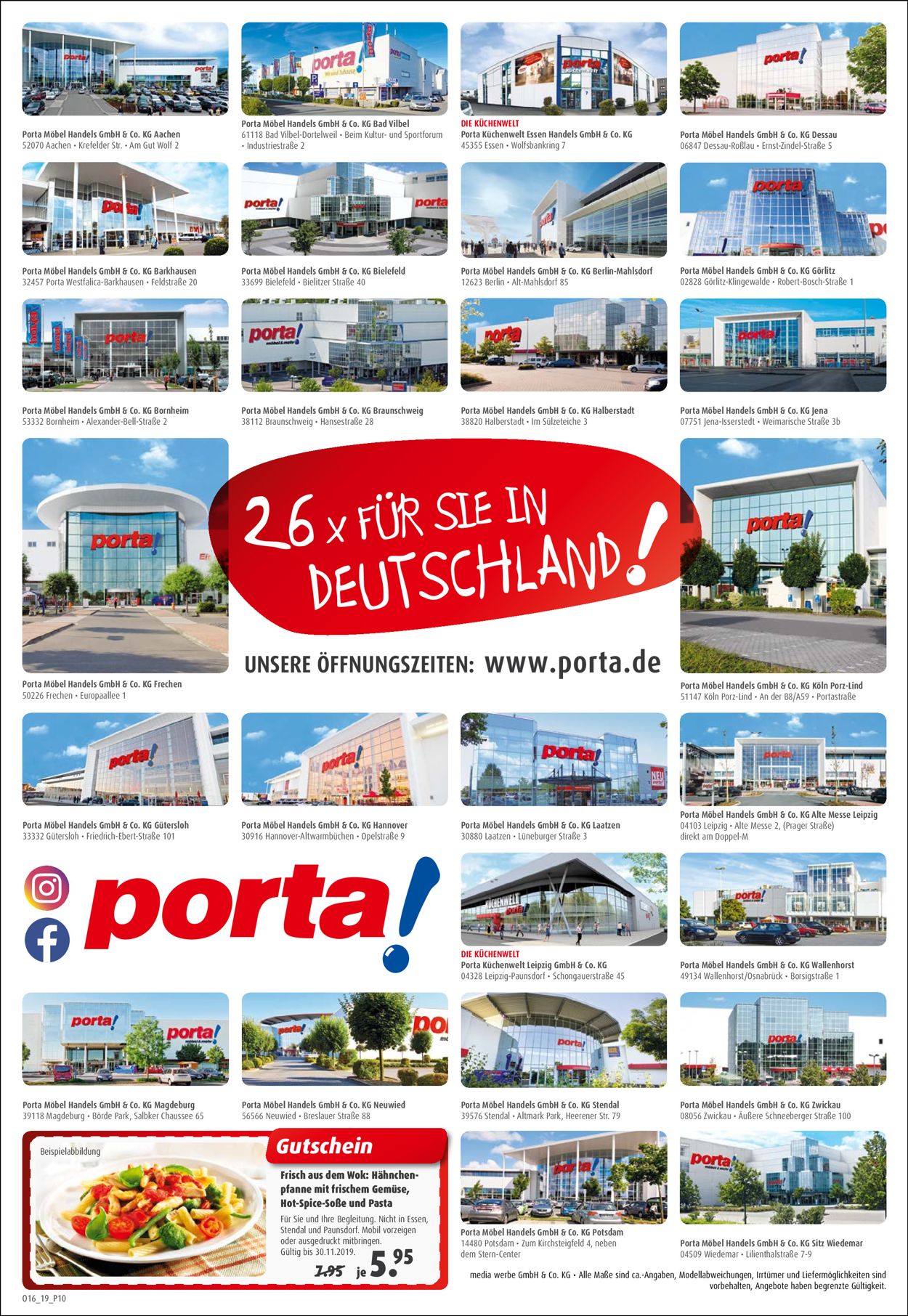 Porta Prospekt - Aktuell vom 02.11-30.11.2019 (Seite 6)