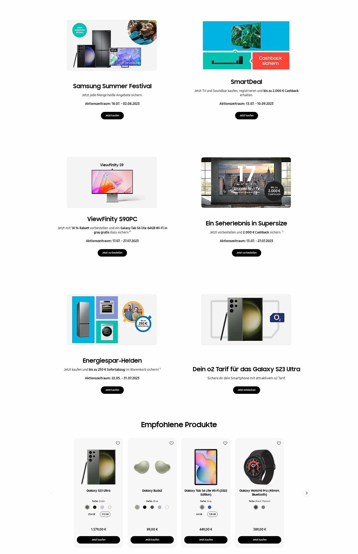 Samsung Prospekt - Aktuell vom 24.07-02.08.2023 (Seite 2)