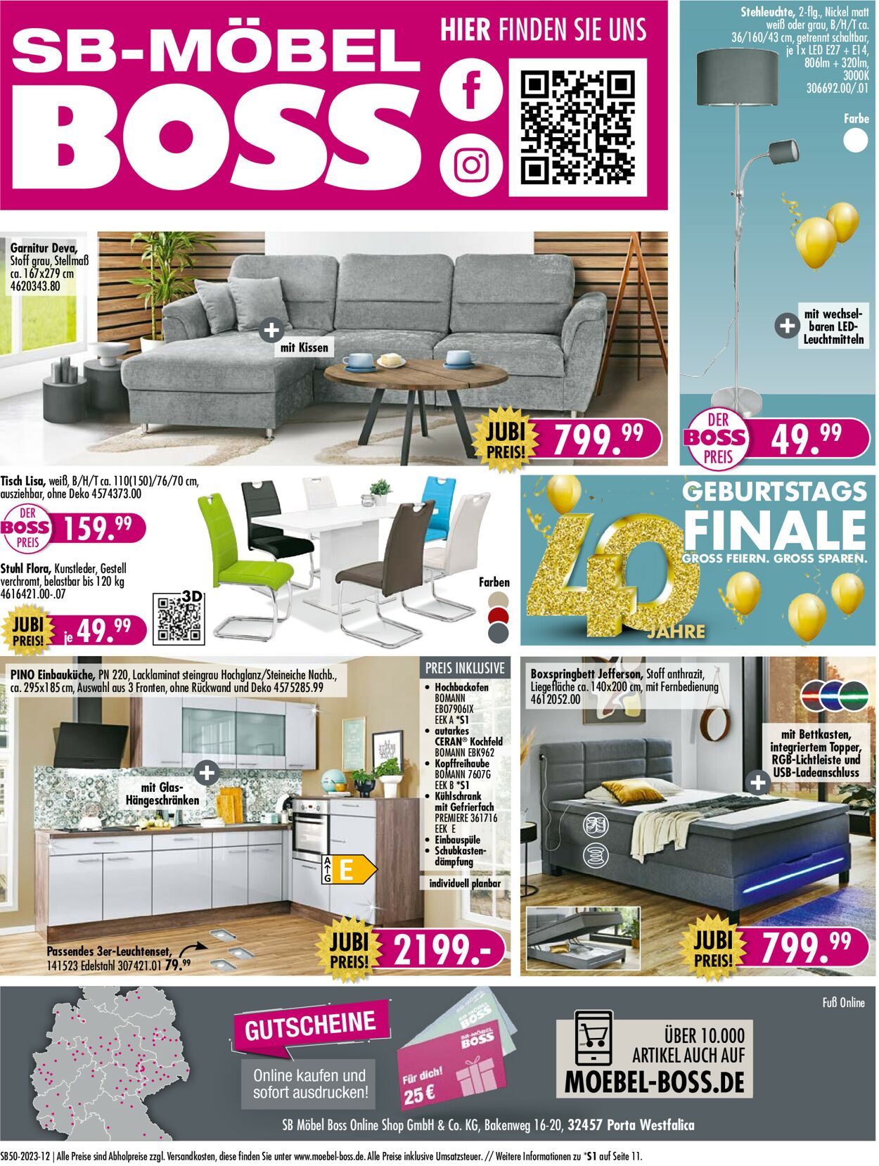 SB Möbel Boss Prospekt - Aktuell vom 06.12-13.12.2023 (Seite 12)