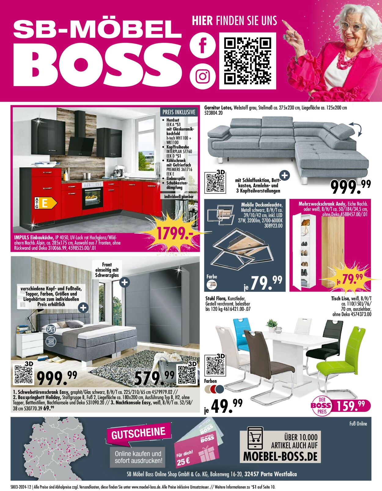 SB Möbel Boss Prospekt - Aktuell vom 12.01-19.01.2024 (Seite 12)