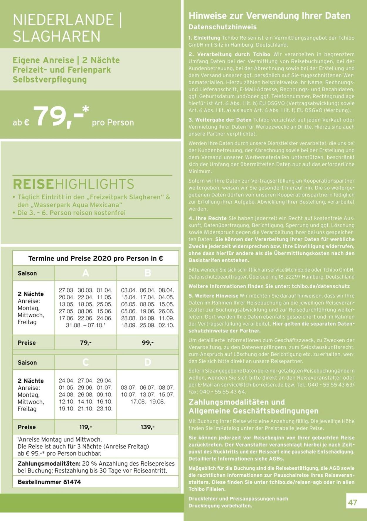 Tchibo Prospekt - Aktuell vom 03.03-31.05.2020 (Seite 47)
