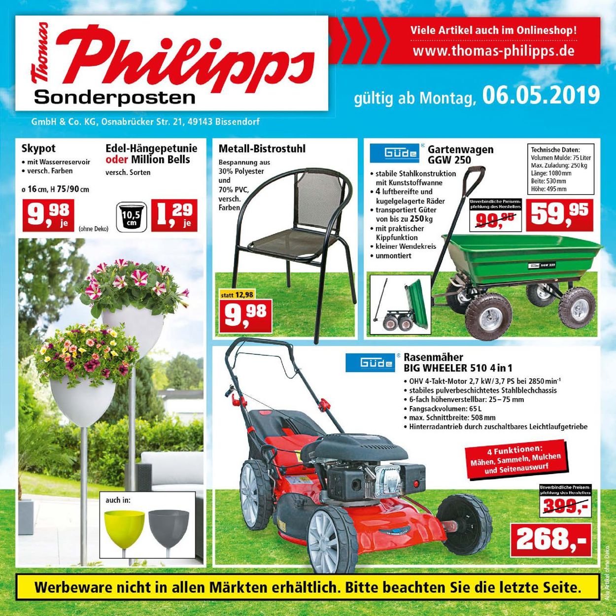 Thomas Philipps Prospekt - Aktuell vom 06.05-11.05.2019