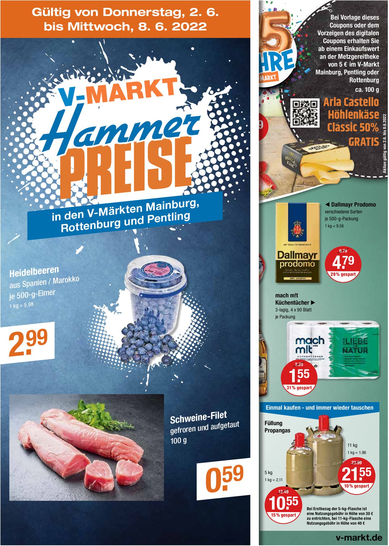 V-Markt Prospekt - Aktuell vom 02.06-08.06.2022