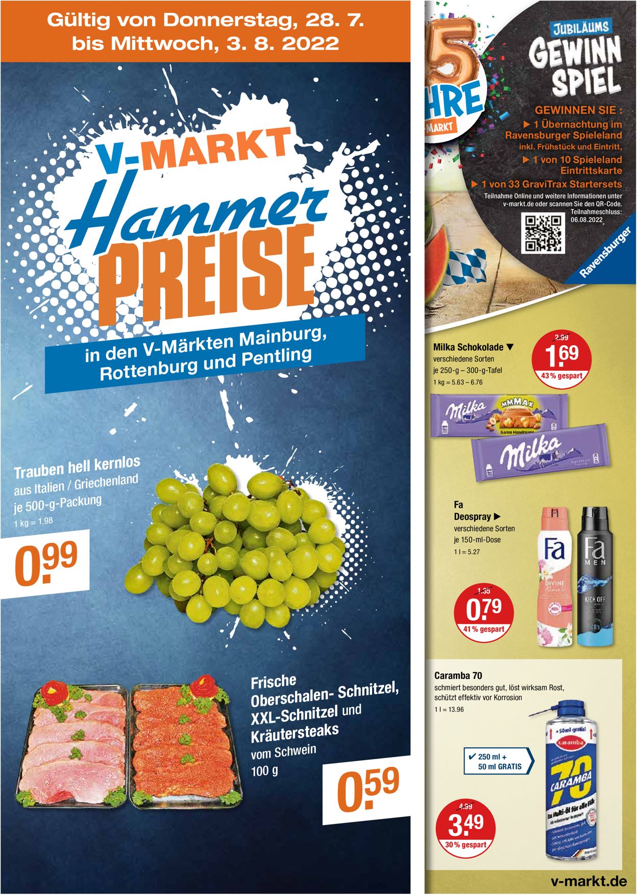 V-Markt Prospekt - Aktuell vom 28.07-03.08.2022