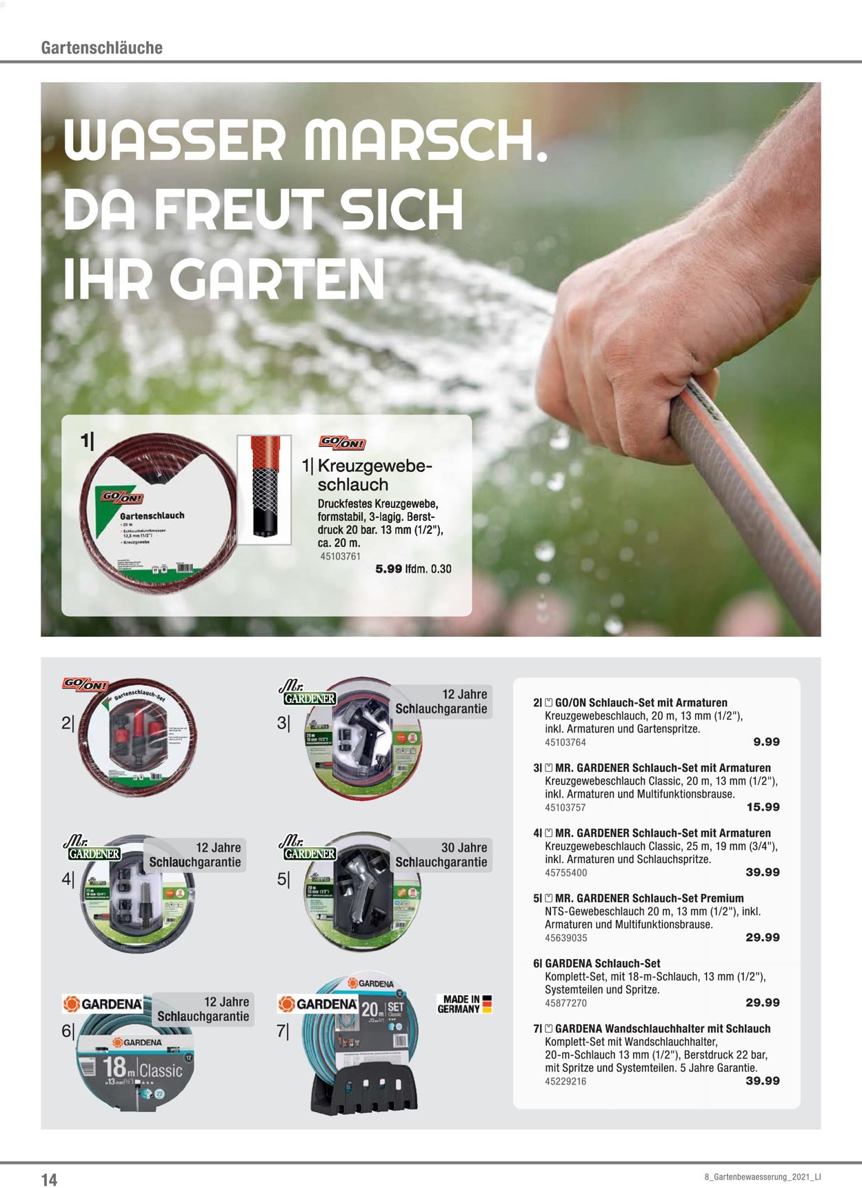 Werkers Welt Gartenbewässerung Prospekt - Aktuell vom 01.03-30.06.2021 (Seite 14)