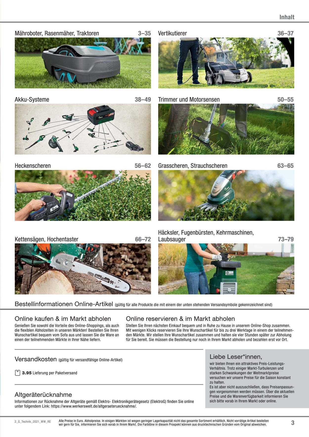 Werkers Welt Gartentechnik Prospekt - Aktuell vom 01.03-30.06.2021 (Seite 3)