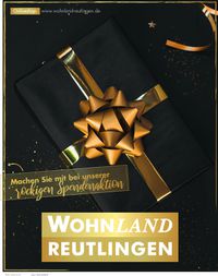 Wohnland Reutlingen Weihnachtsprospekt 2020