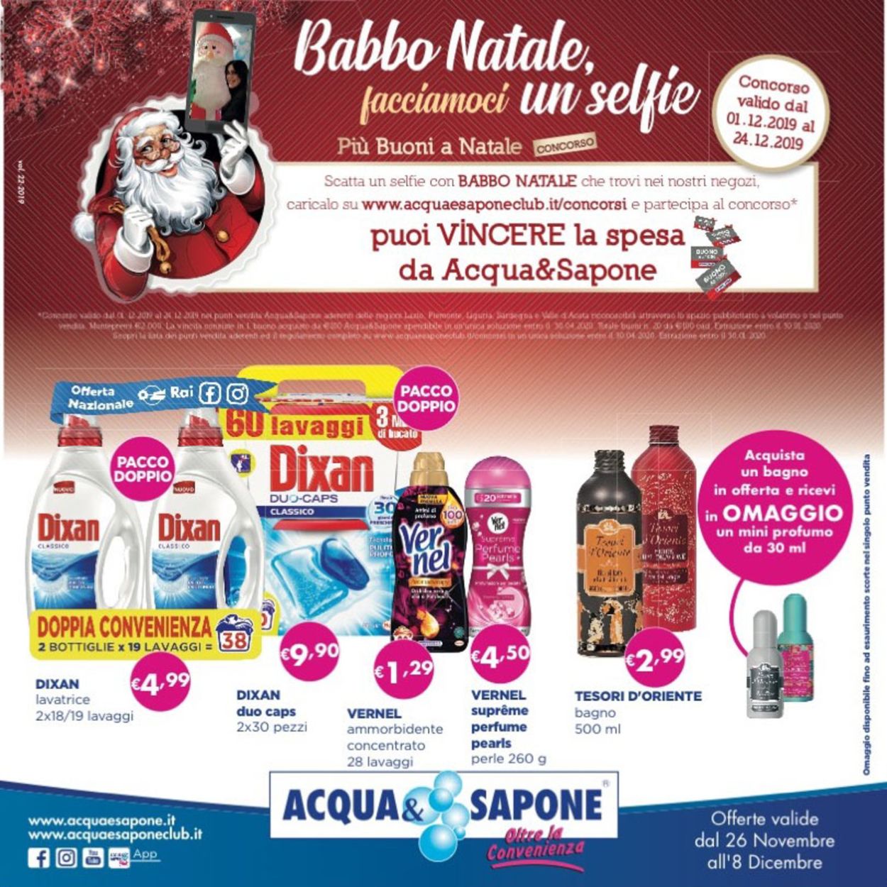 Volantino Acqua & Sapone - Offerte 26/11-08/12/2019