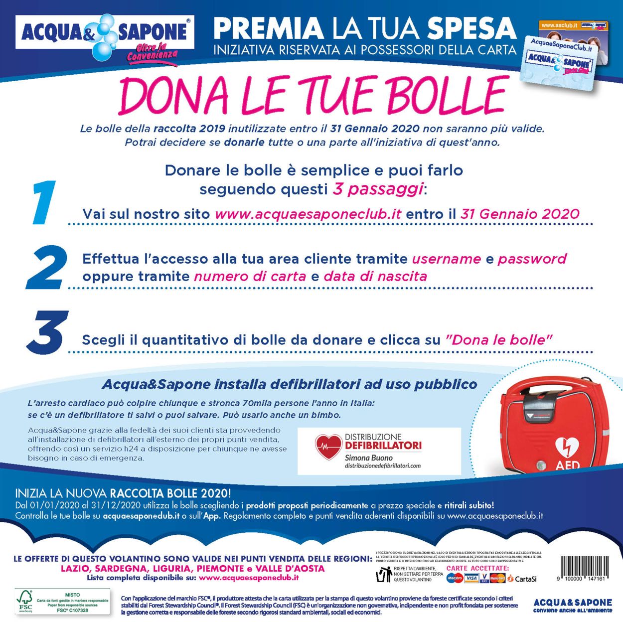 Volantino Acqua & Sapone - Offerte 21/01-02/02/2020