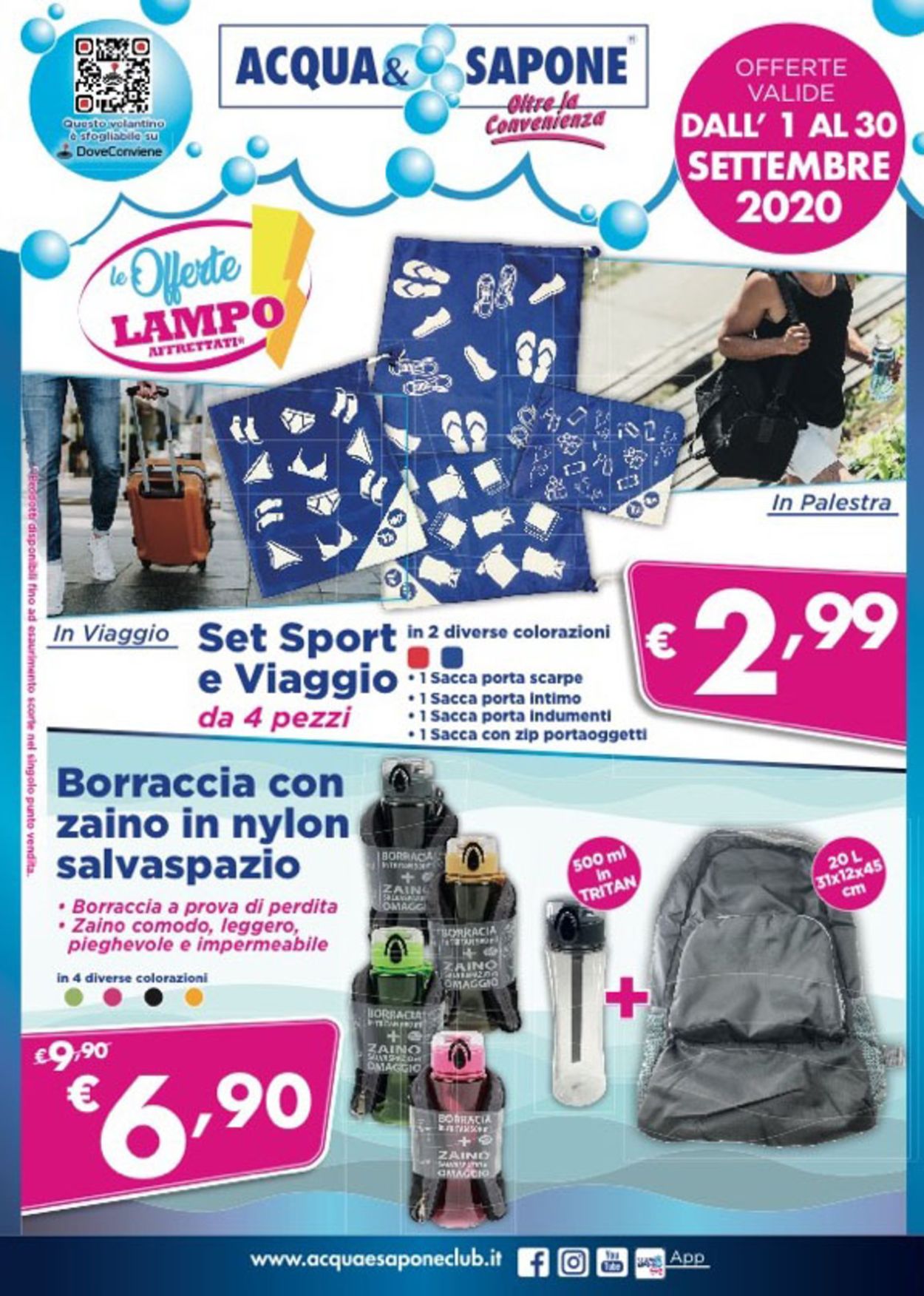 Volantino Acqua & Sapone - Offerte 01/09-30/09/2020