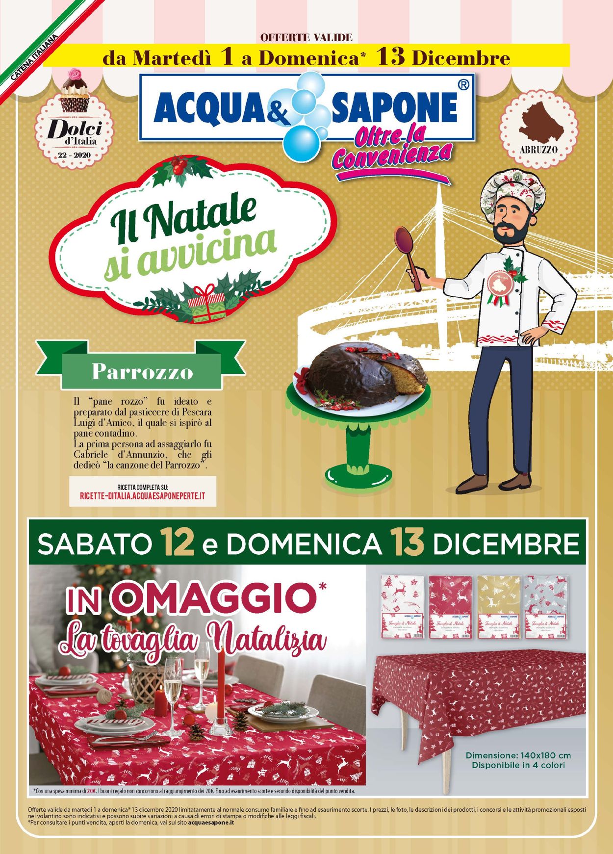 Volantino Acqua & Sapone - Natale 2020 - Offerte 01/12-13/12/2020