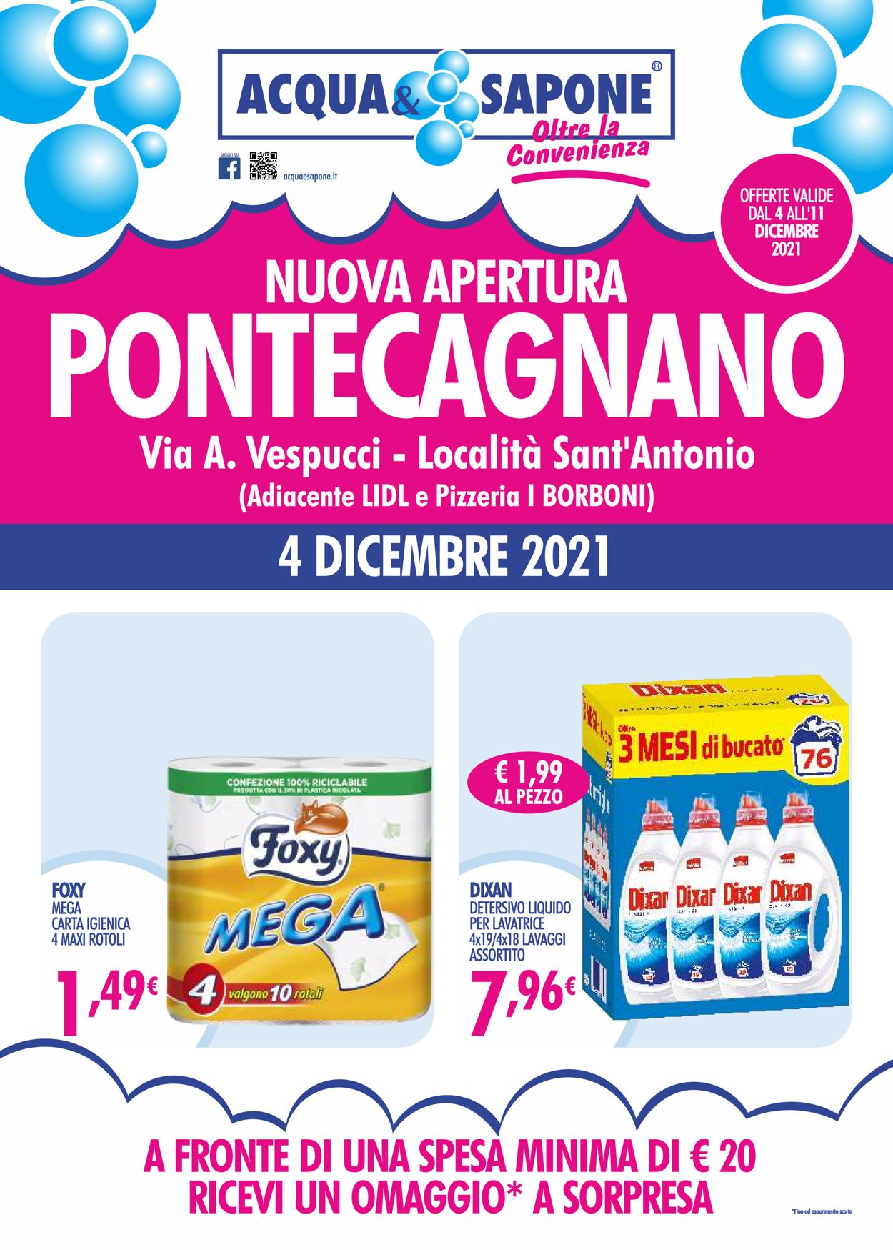 Volantino Acqua & Sapone - Offerte 04/12-11/12/2021