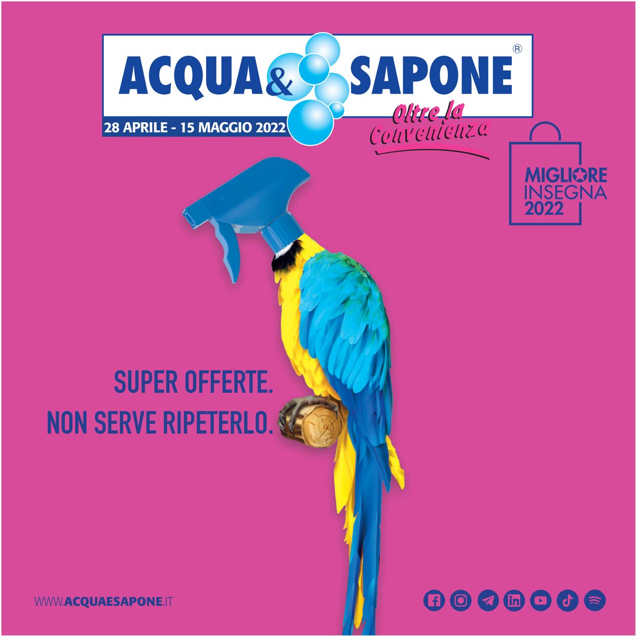 Volantino Acqua & Sapone - Offerte 28/04-15/05/2022