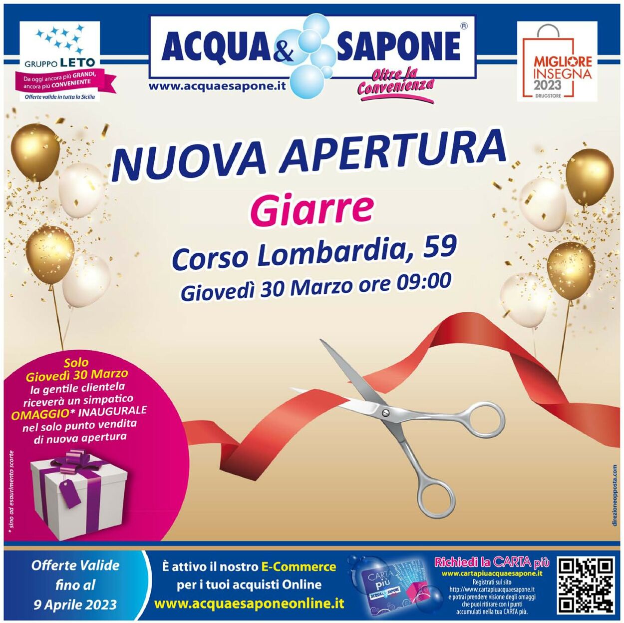 Volantino Acqua & Sapone - Offerte 30/03-09/04/2023