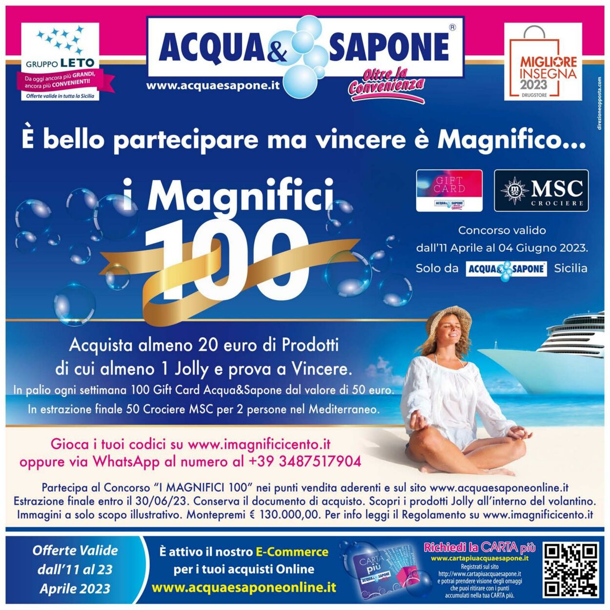 Volantino Acqua & Sapone - Offerte 11/04-23/04/2023