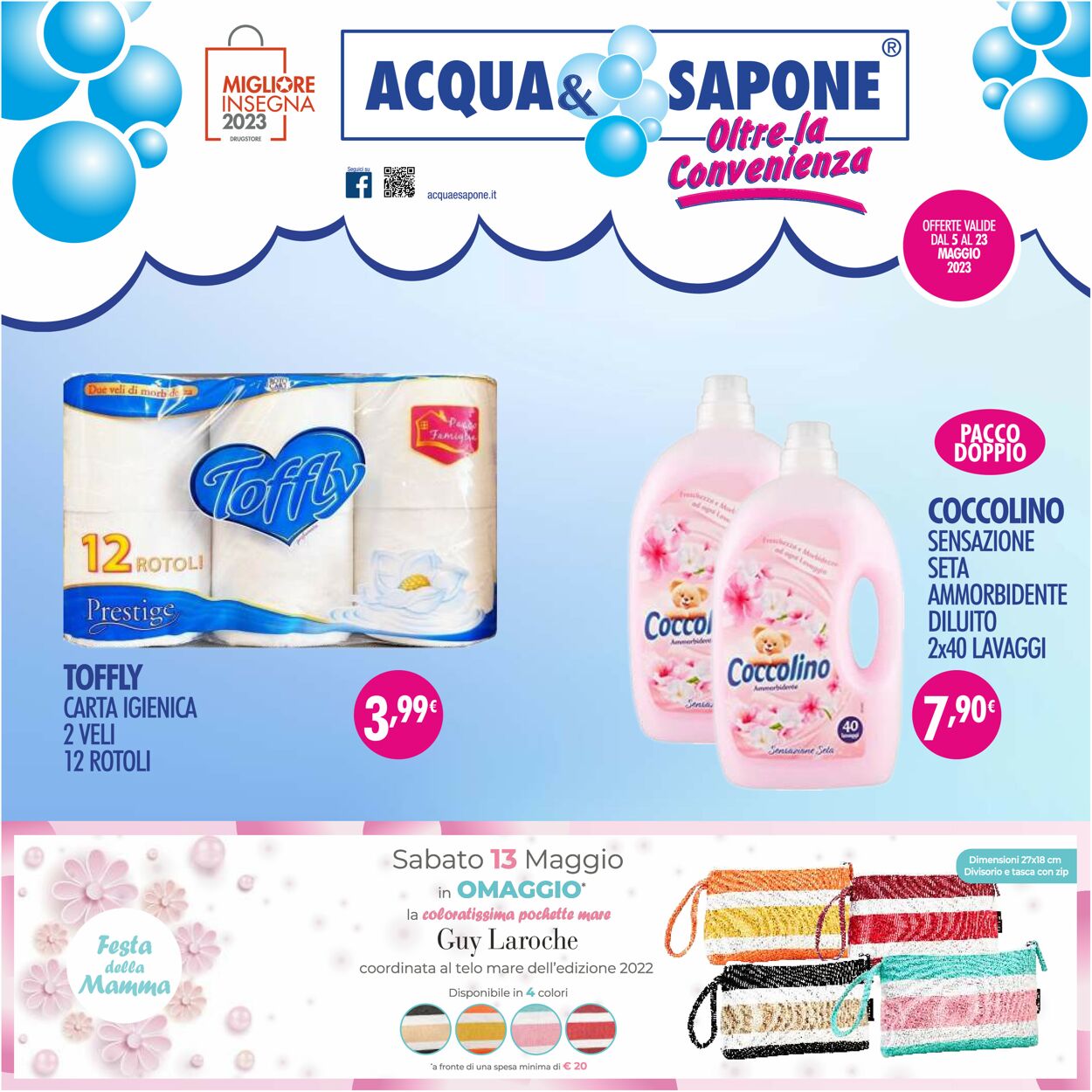 Volantino Acqua & Sapone - Offerte 05/05-23/05/2023