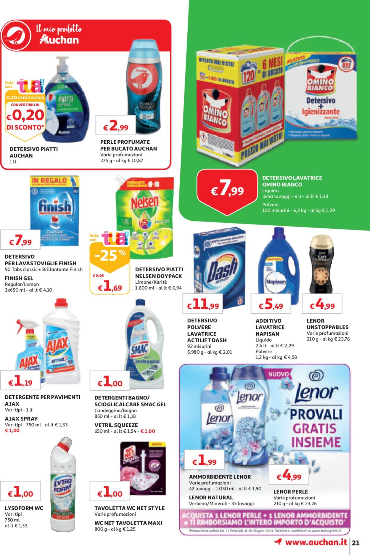 Volantino Auchan - Offerte 31/05-10/06/2019 (Pagina 21)