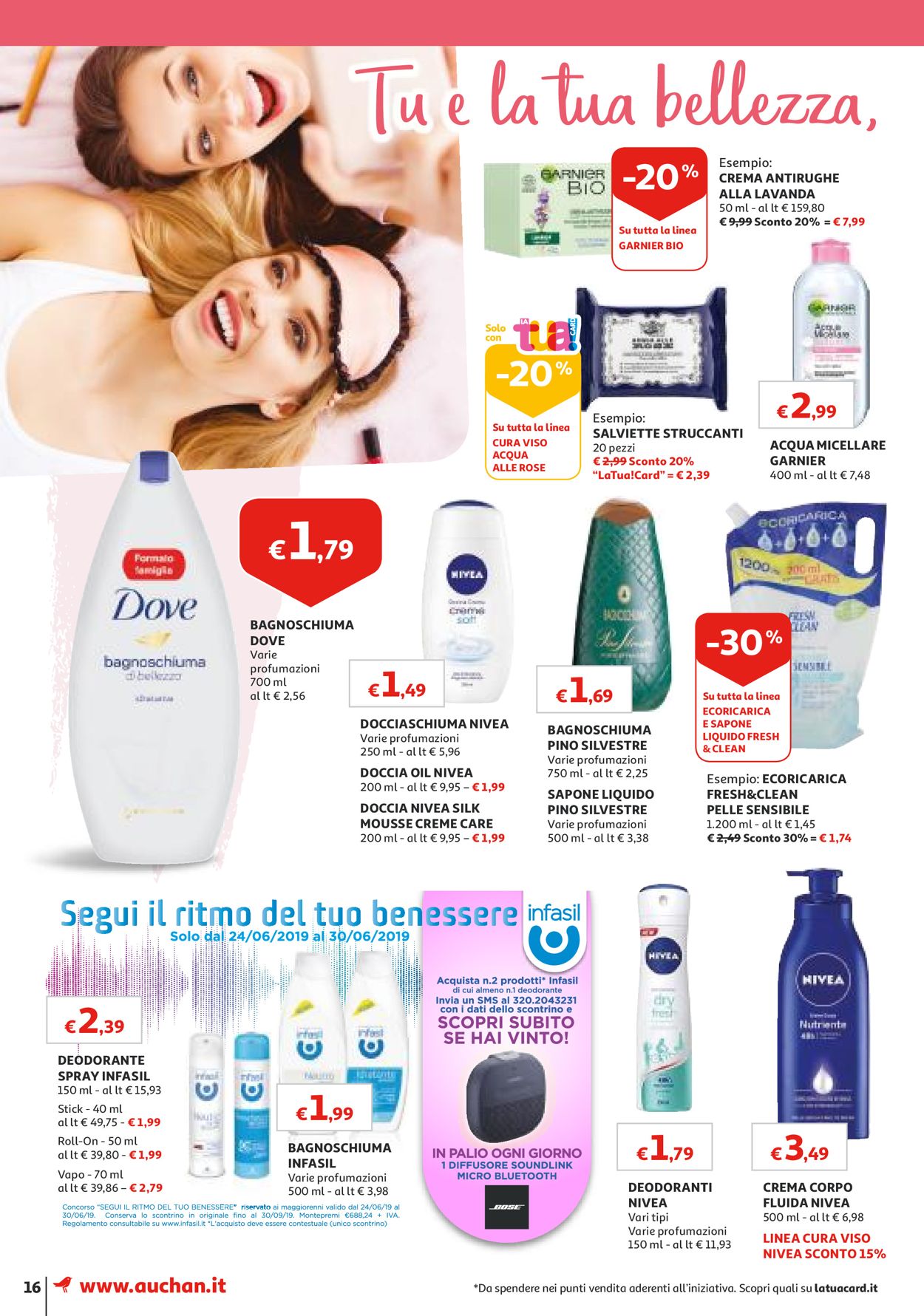Volantino Auchan - Offerte 20/06-30/06/2019 (Pagina 16)