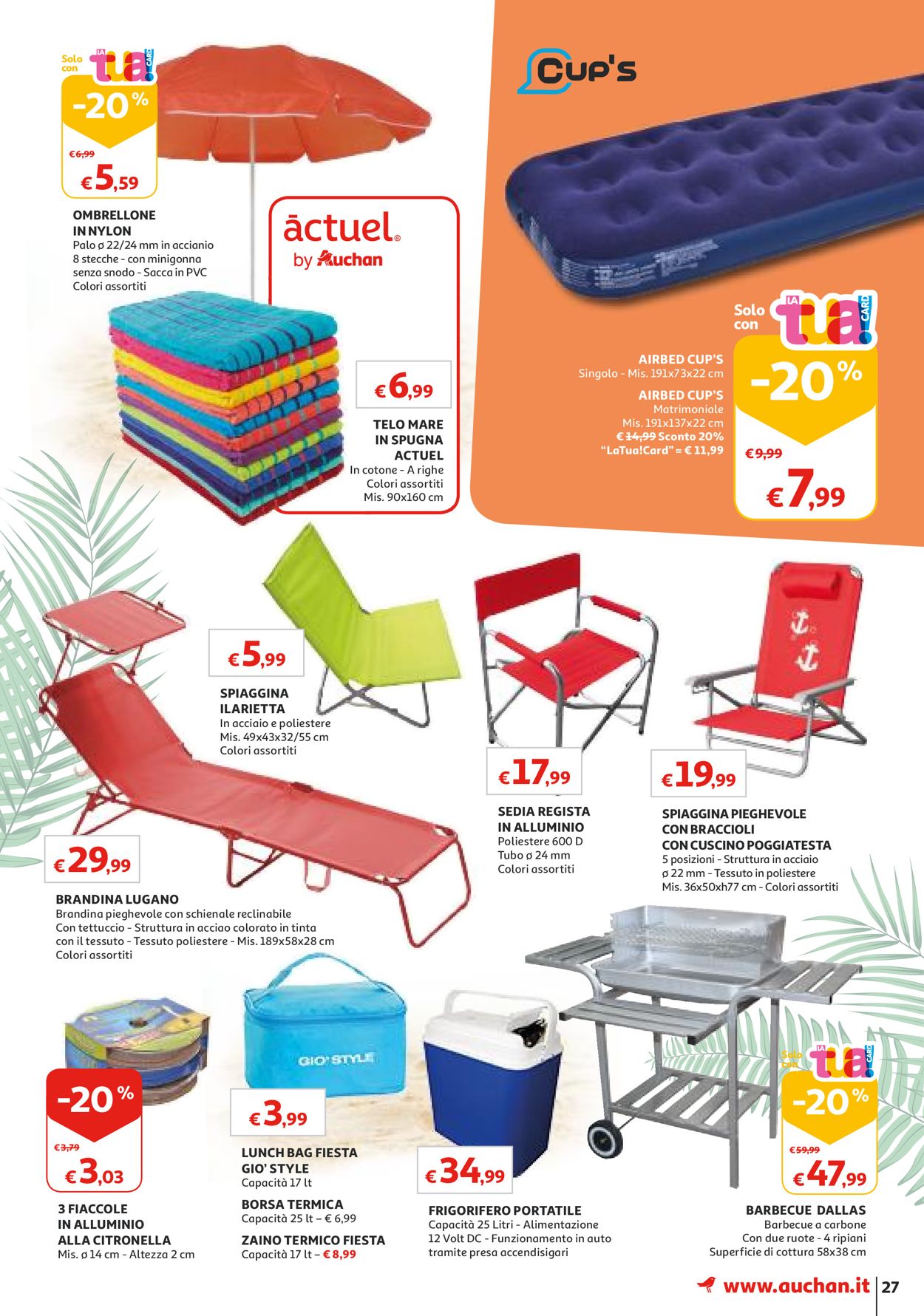 Volantino Auchan - Offerte 20/06-30/06/2019 (Pagina 27)