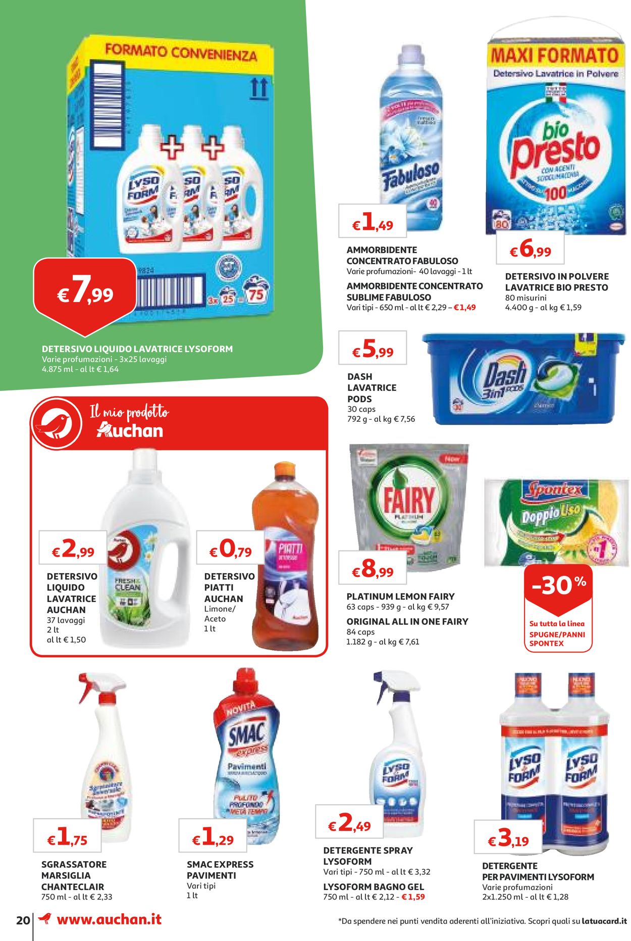 Volantino Auchan - Offerte 20/06-30/06/2019 (Pagina 20)