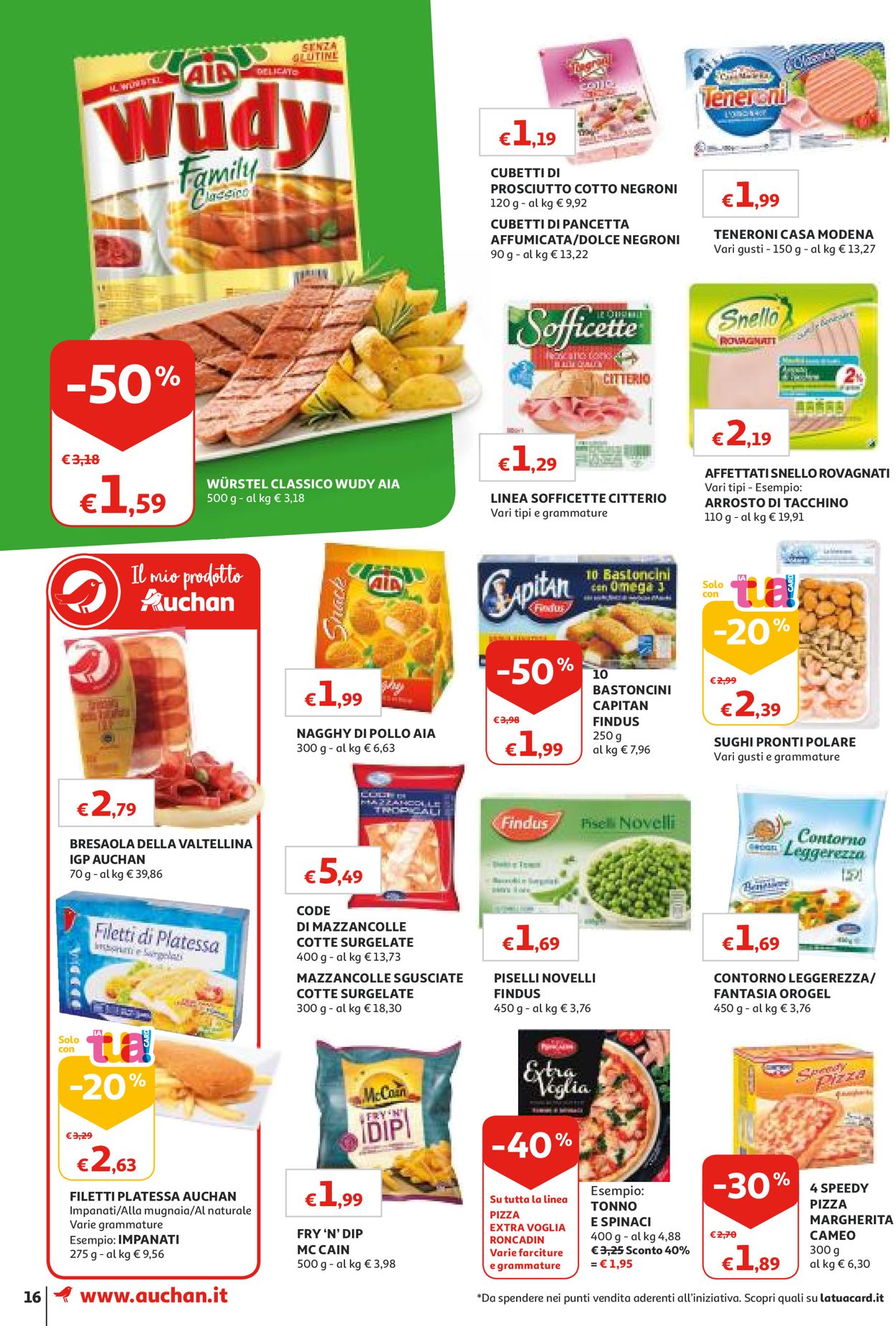 Volantino Auchan - Offerte 01/07-10/07/2019 (Pagina 16)