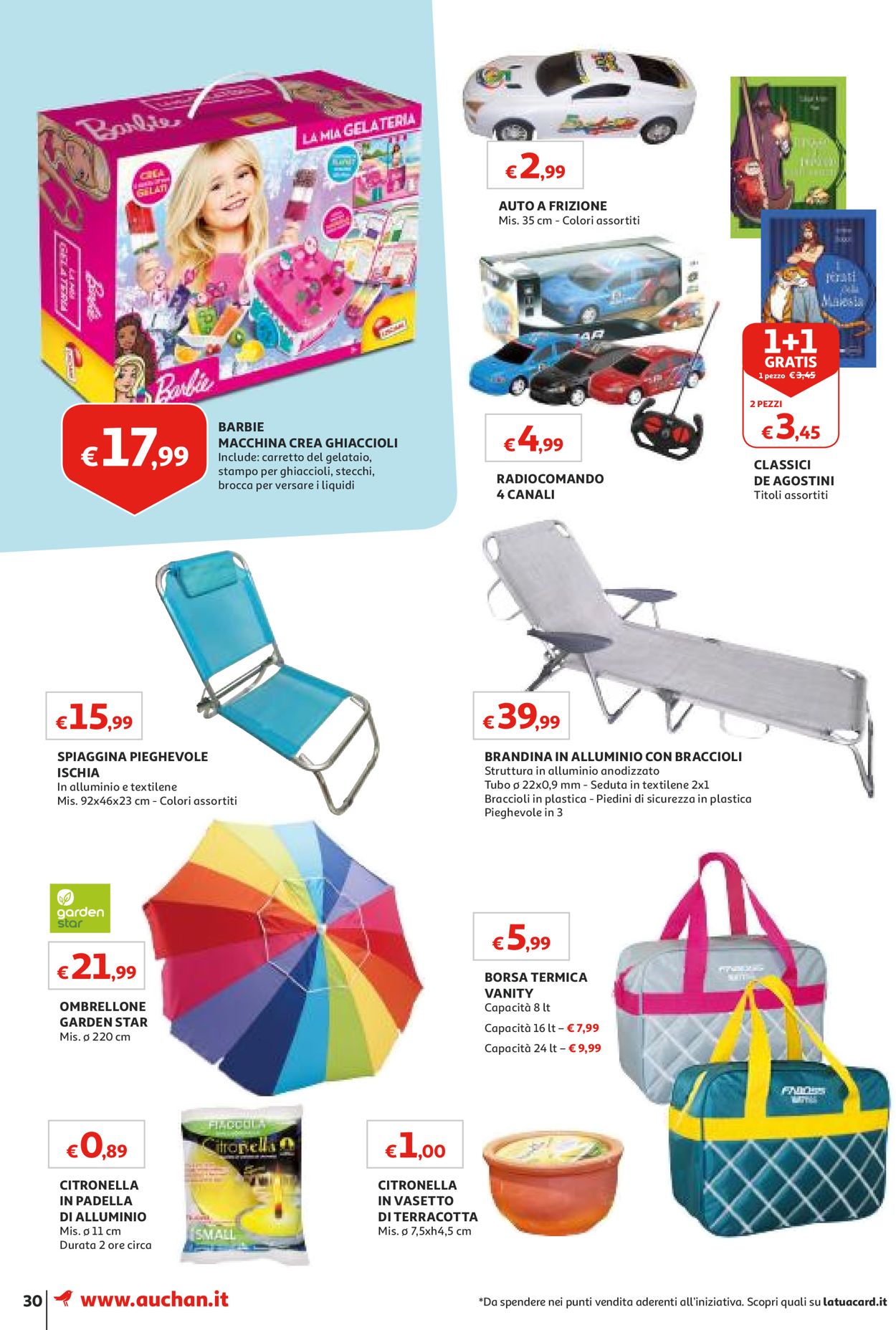 Volantino Auchan - Offerte 01/07-10/07/2019 (Pagina 30)
