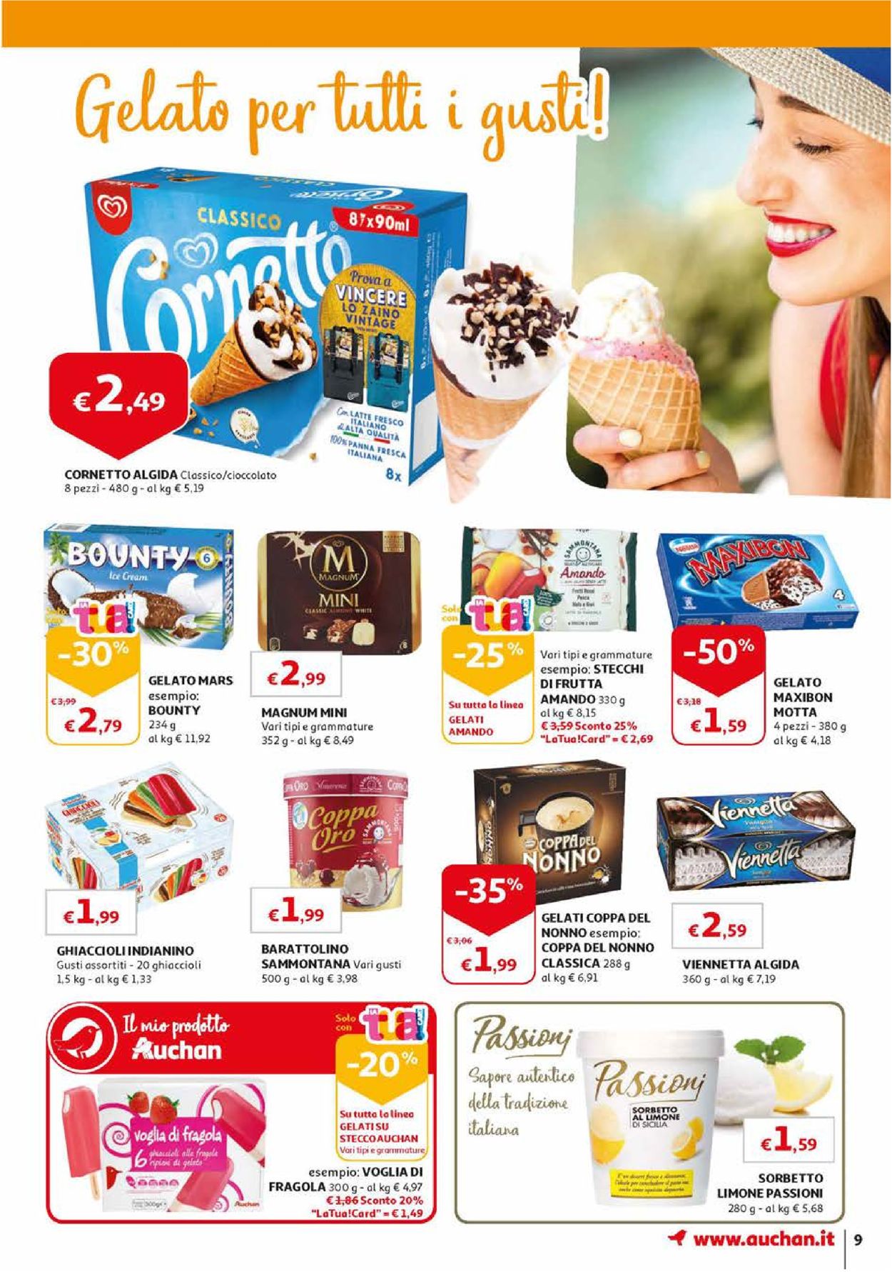 Volantino Auchan - Offerte 01/07-10/07/2019 (Pagina 9)