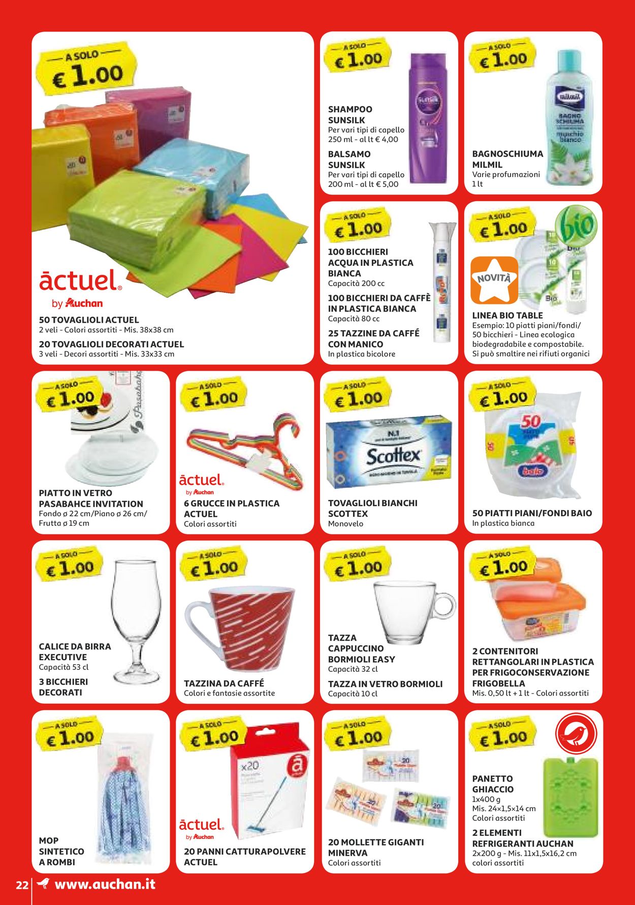 Volantino Auchan - Offerte 23/07-31/07/2019 (Pagina 22)