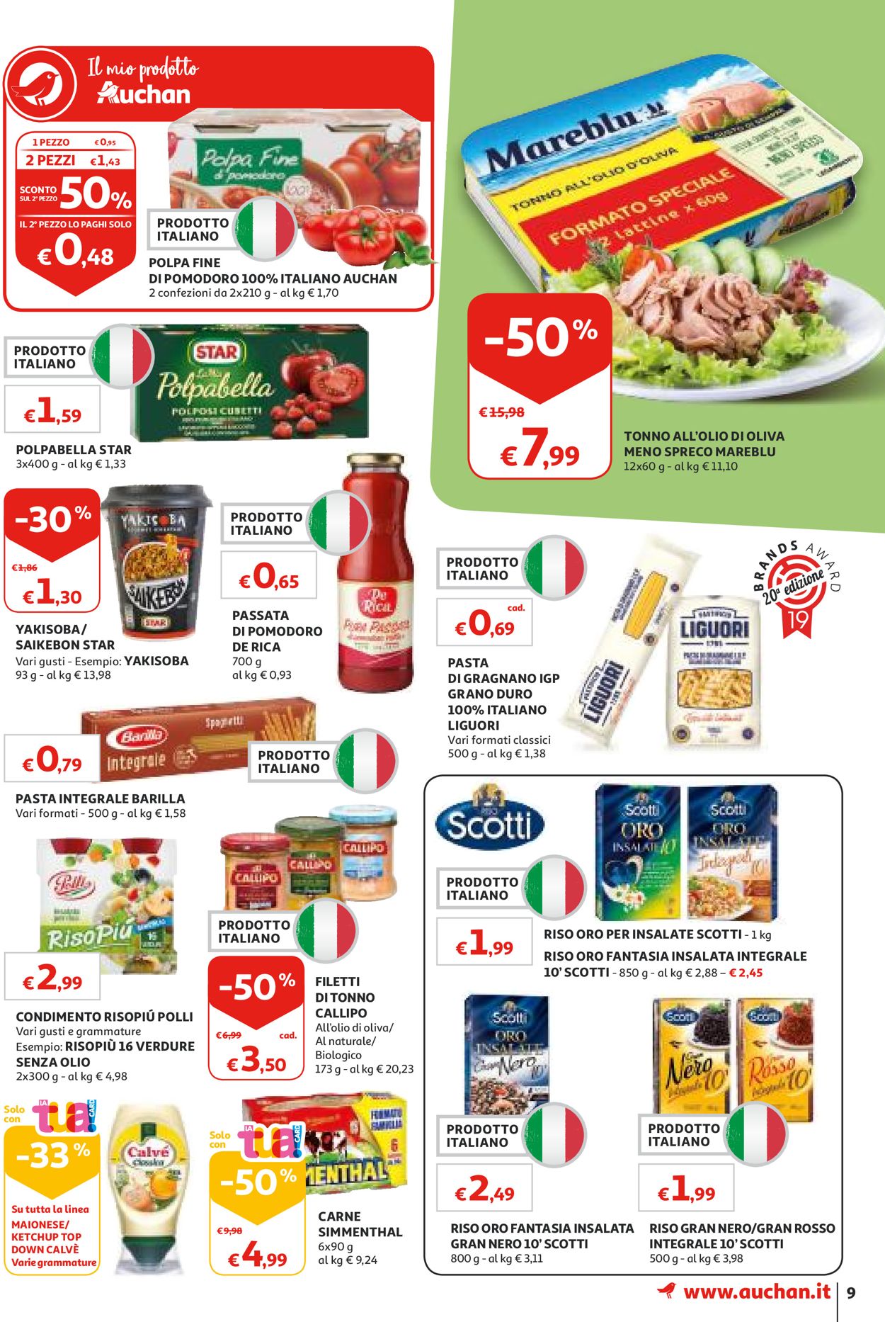 Volantino Auchan - Offerte 01/08-08/08/2019 (Pagina 9)